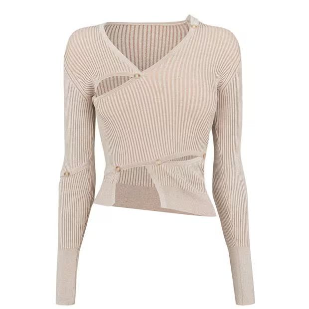o1g2r1mq1024 Cardigan in Light Beige