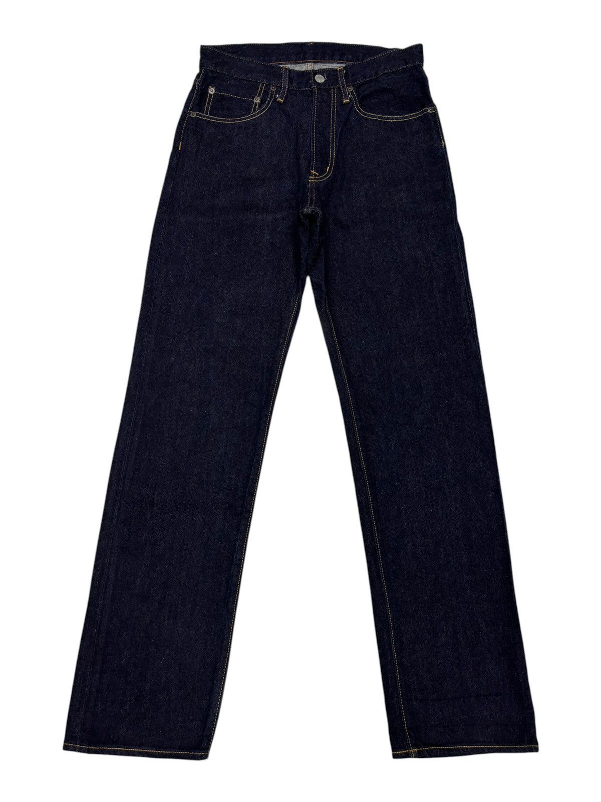 GU × Undercover GU DEAD-STOCK BLUE DENIM JEANS Size US 29 - 7 Thumbnail