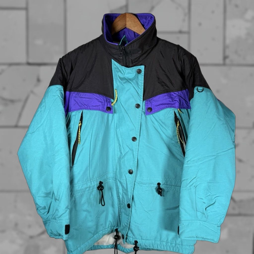 Vintage VTG REI Blue Full Zip Snow Ski Jacket Womens Size 8 Size M / US 6-8 / IT 42-44 - 1 Thumbnail