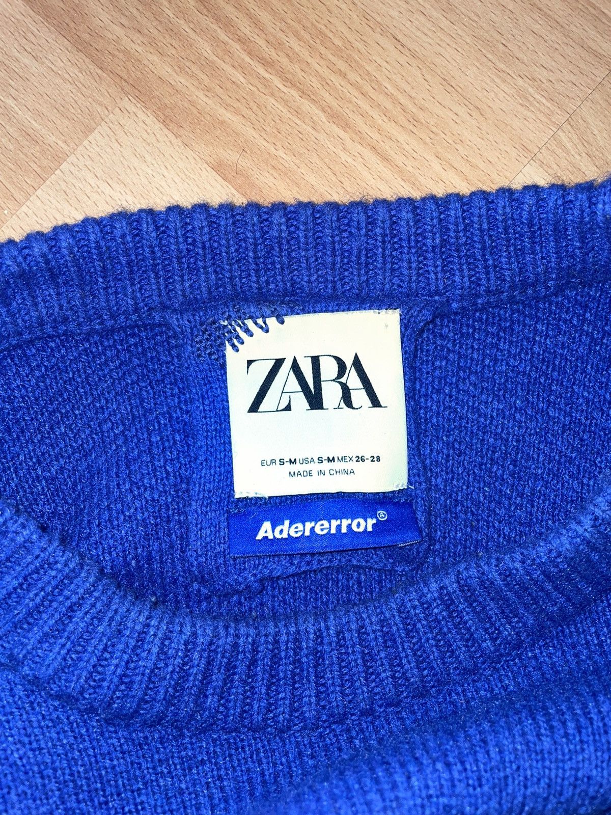 Ader Error × Zara ADERERROR X ZARA oversized patchwork knit sweater Size US M / EU 48-50 / 2 - 3 Thumbnail