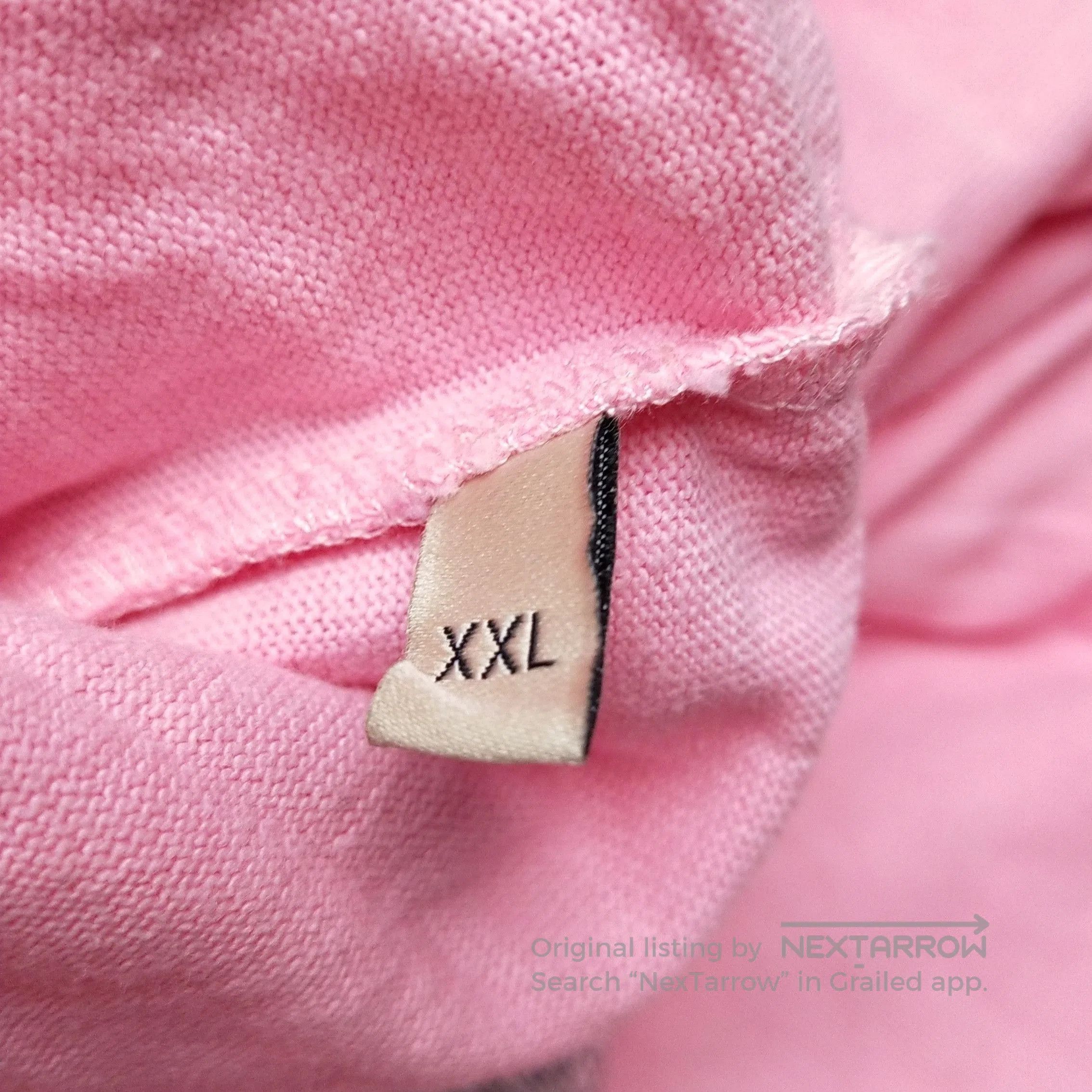 Gucci Gucci Pink Logo Print Crewneck T. Size US XXL / EU 58 / 5 - 4 Thumbnail