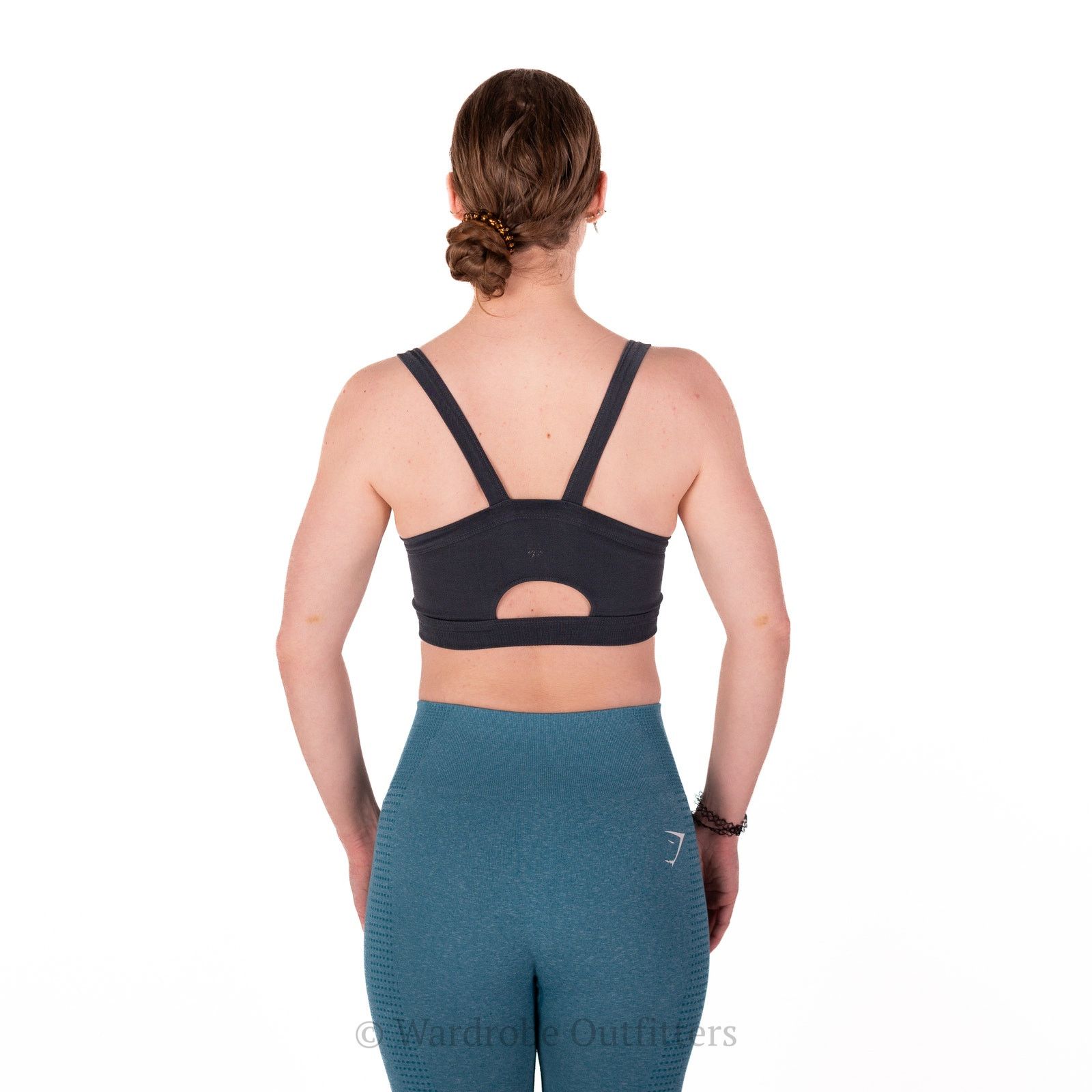 Athleta Athleta Gray Sports Bra Size ONE SIZE - 5 Thumbnail