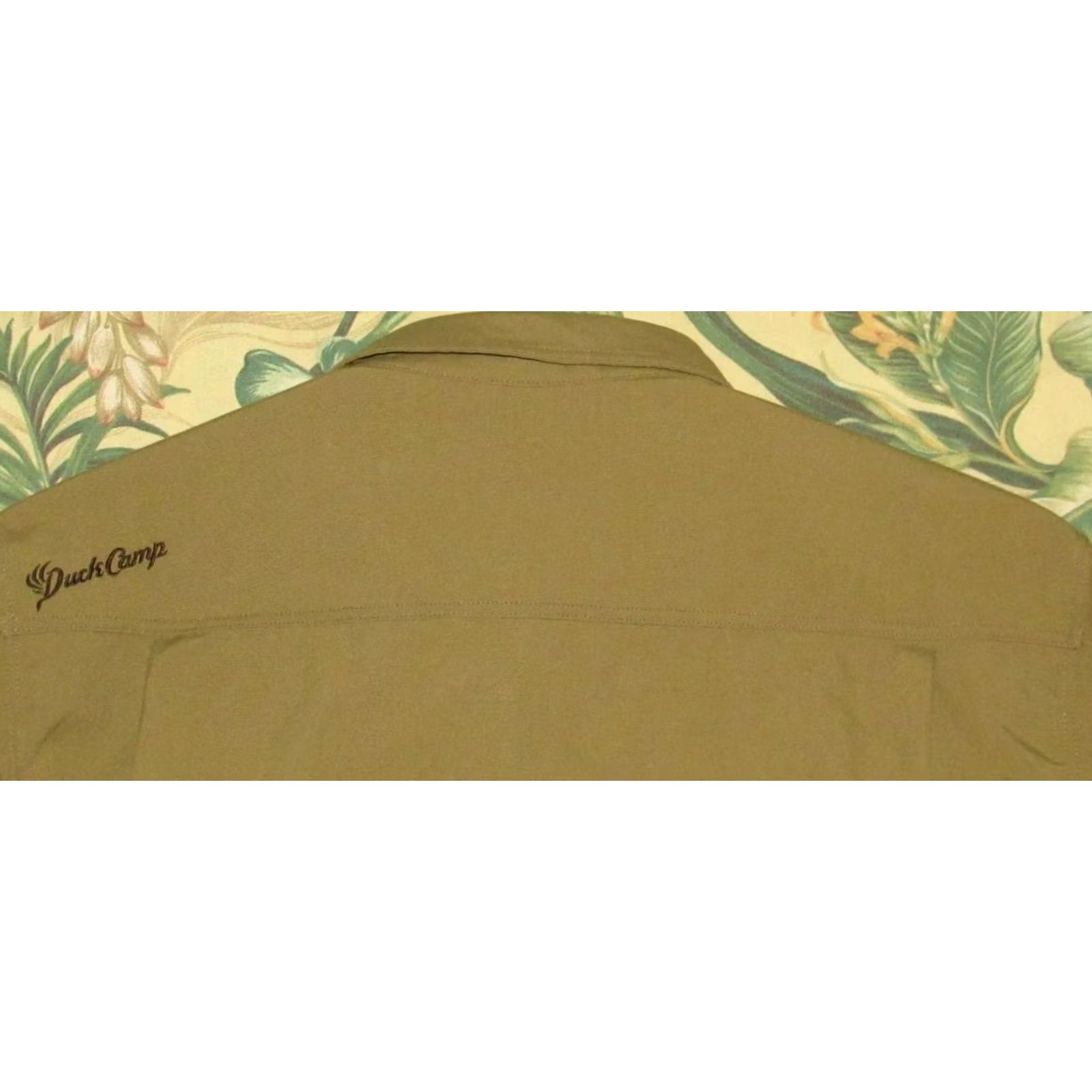 Vintage DUCK CAMP Green Long Sleeve Button Down Shooting Shirt Large Mens Shirt Size US L / EU 52-54 / 3 - 3 Thumbnail