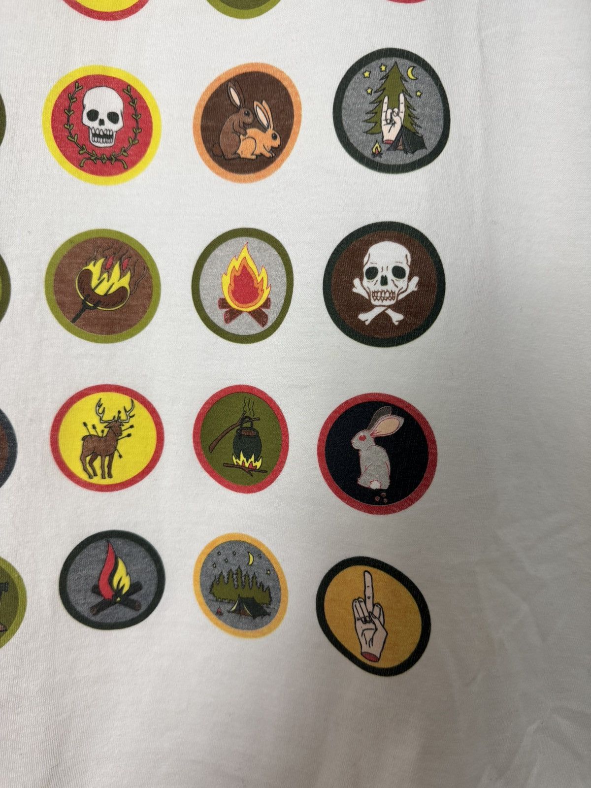 Dsquared2 00s Dsquared2 “Scout Badges” Archive Tee Avant Garde Y2K Size US L / EU 52-54 / 3 - 6 Thumbnail