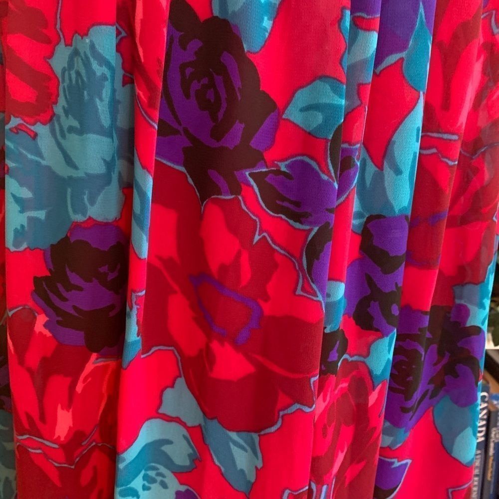 Vintage Vintage Campus Casuals of California Skirt Pleated Fuchsia P Size 28" / US 6 / IT 42 - 5 Thumbnail