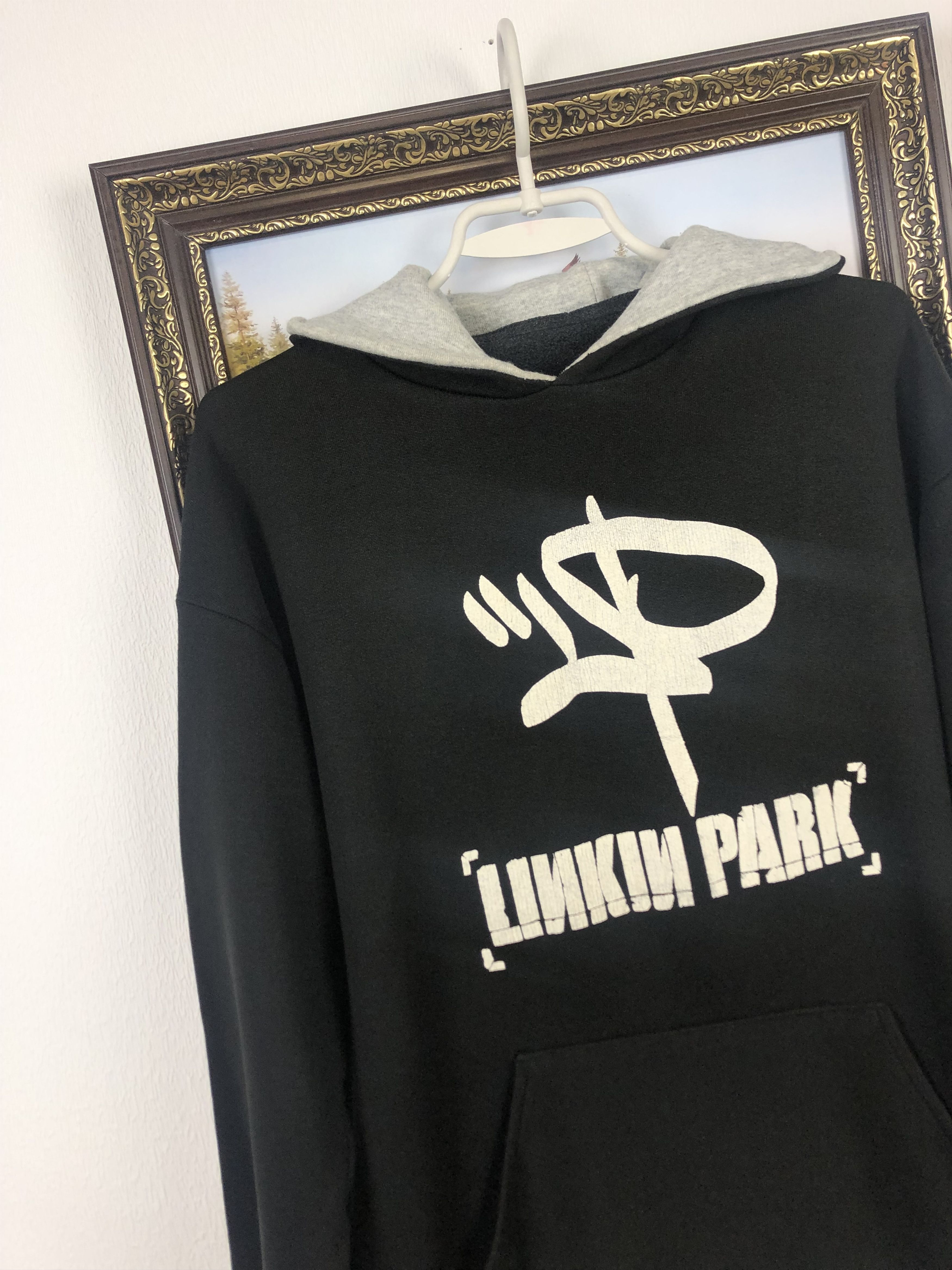 Band Tees × Vintage Vintage Linking Park Hoodie Jacket Sweatshirt Rare Band Hype Size US L / EU 52-54 / 3 - 5 Thumbnail