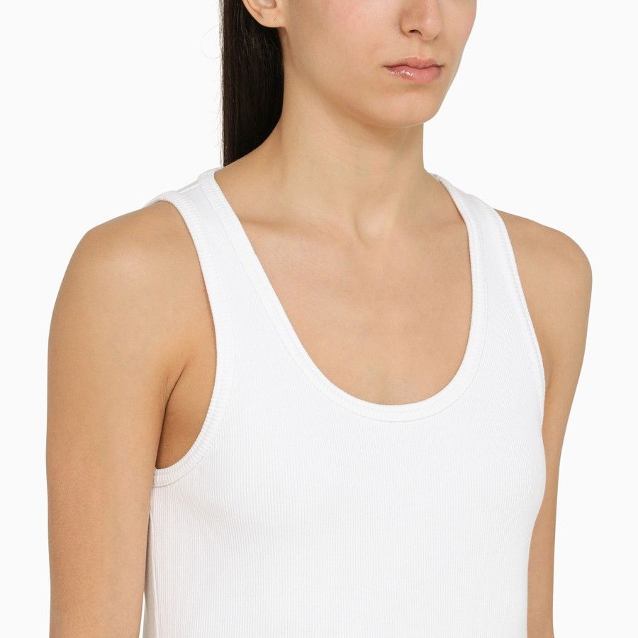 Bottega Veneta o1d2blof0824 Vest in White Size XS / US 0-2 / IT 36-38 - 4 Thumbnail