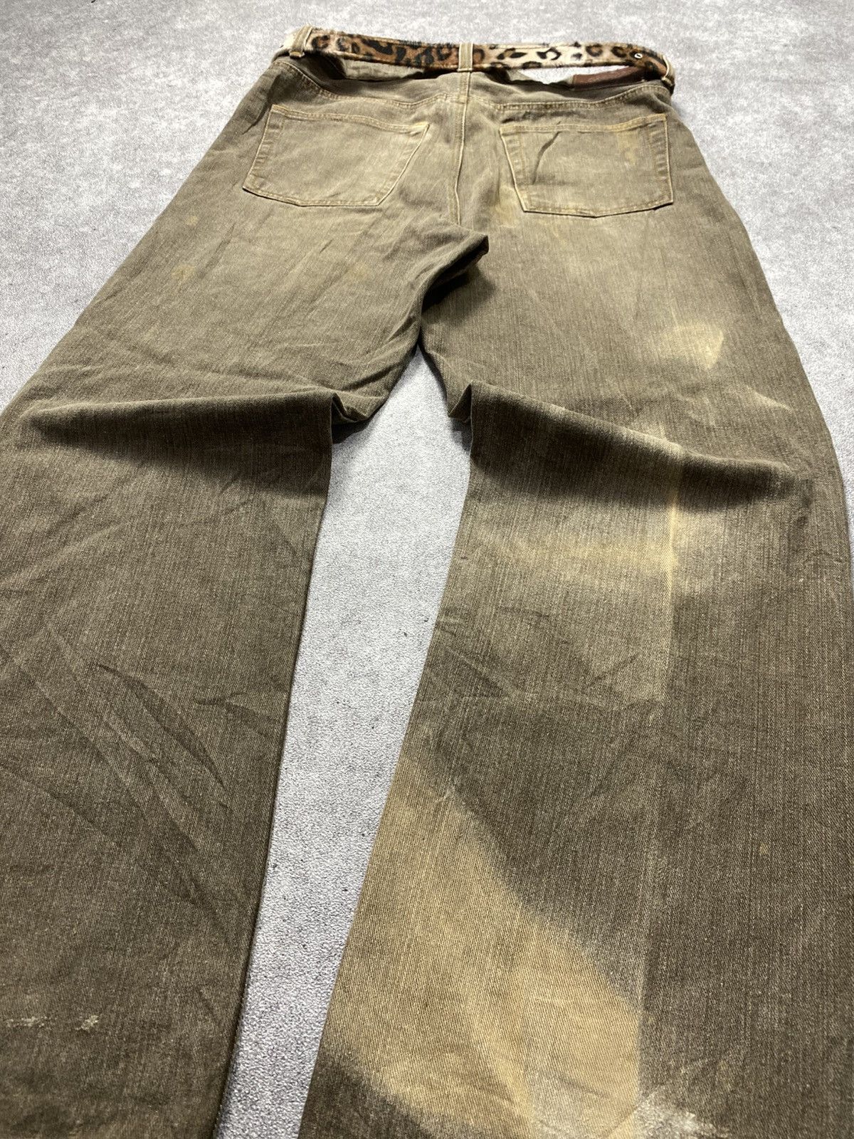 Le Grande Bleu (L.G.B.) 2000s Brooklynmint distressed wash jean pant Size US 36 / EU 52 - 4 Thumbnail