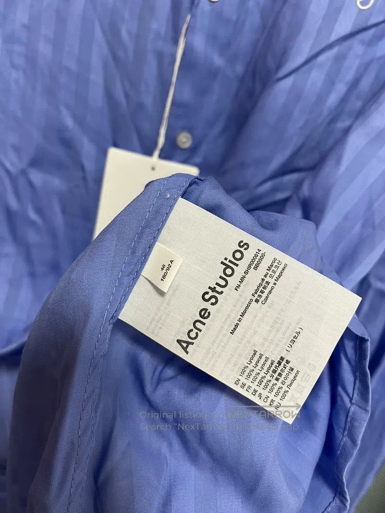 Acne Studios Acne Studios Buttoned Striped Shirt, Blue Size US S / EU 44-46 / 1 - 6 Thumbnail