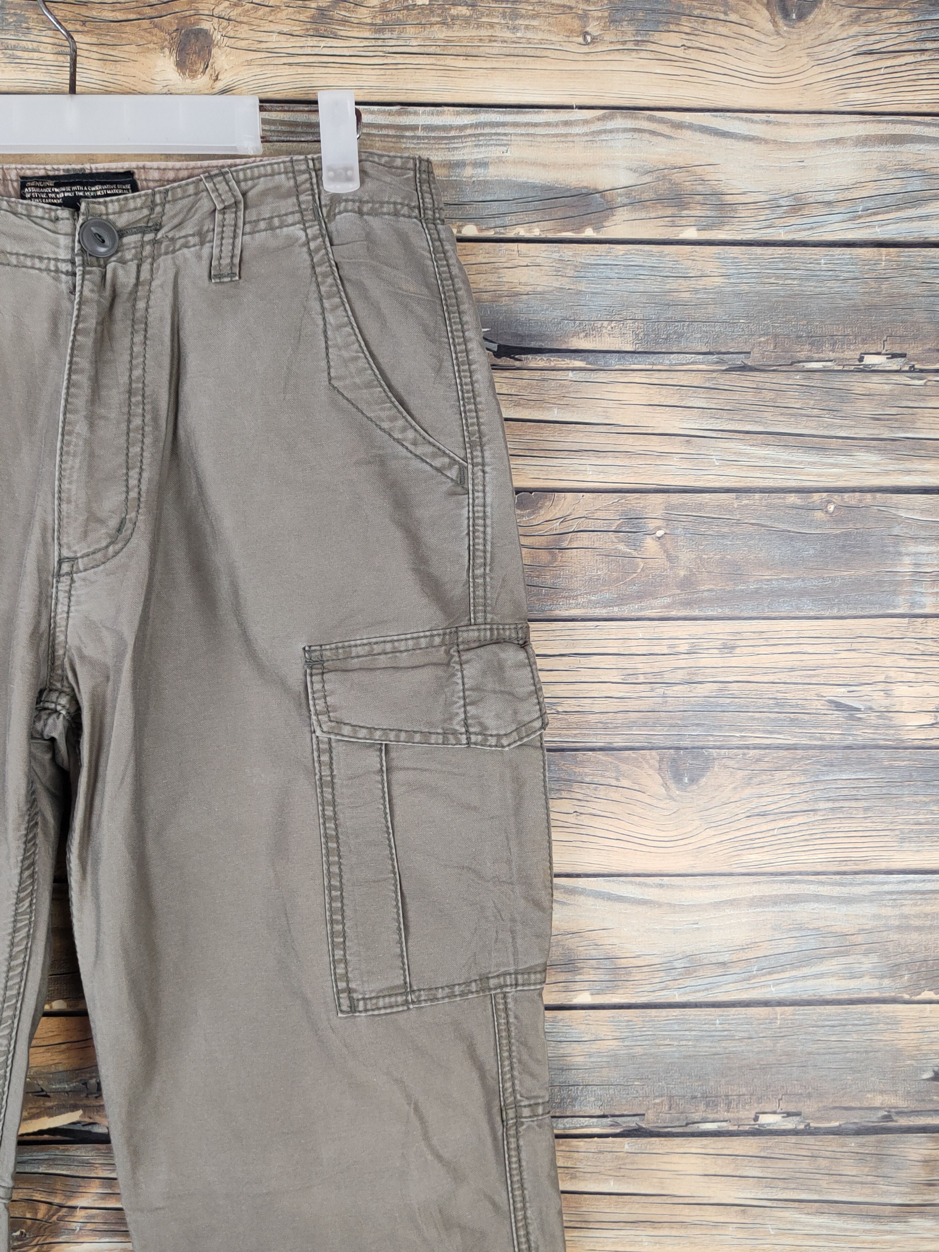 Japanese Brand Back Number Olive Multipocket Tactical Cargo Pants #W1062 Size US 29 - 5 Thumbnail