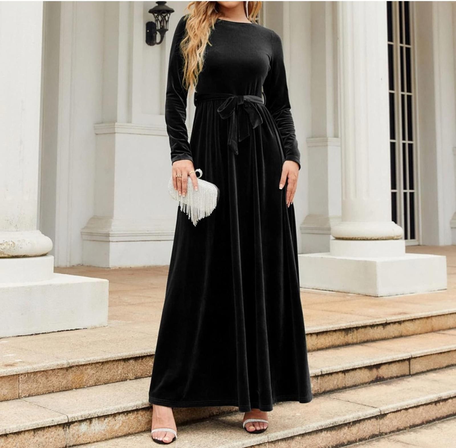 Other Zattcas XS Black Velvet Dress Size XS / US 0-2 / IT 36-38 - 1 Thumbnail