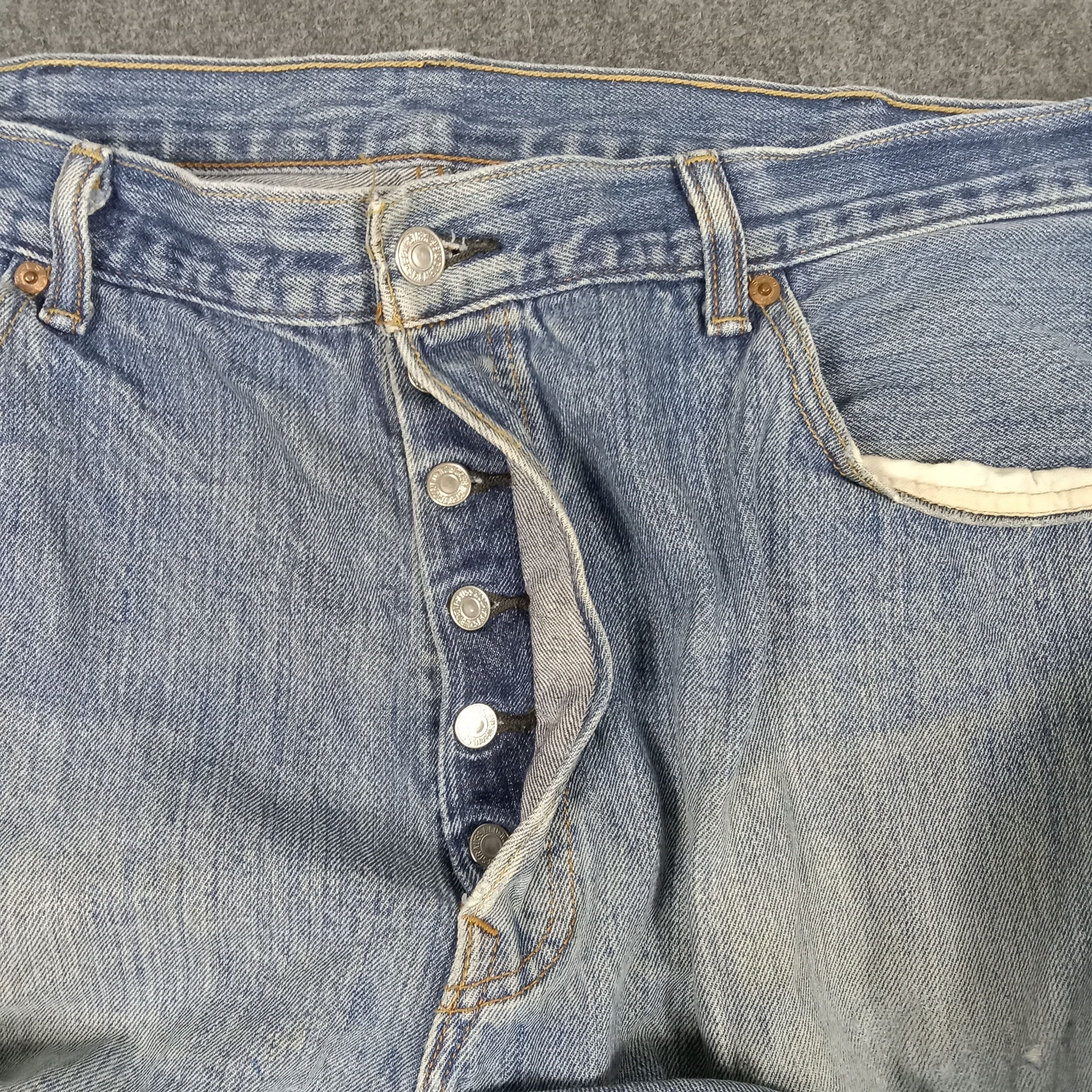 Levi's Levi's 501 Distressed Grunge Style Denim Jeans Size US 40 / EU 56 - 12 Thumbnail