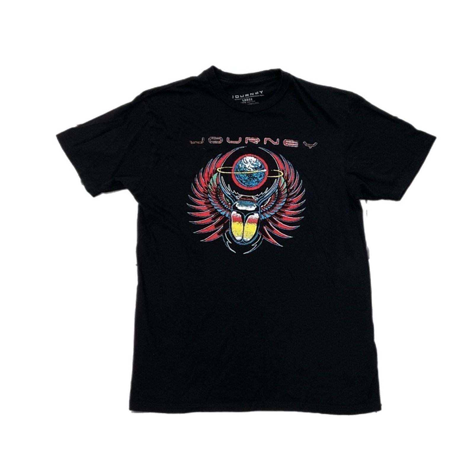 Vintage Journey Concert Replica Black T-Shirt Size US L / EU 52-54 / 3 - 1 Thumbnail
