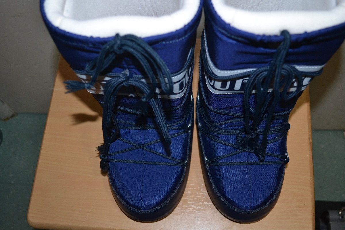 Moon Boot Blue Nylon Moon Boot Size US 7 / IT 37 - 5 Thumbnail