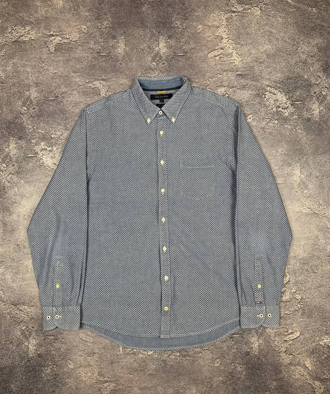 Tommy Hilfiger Tommy Hilfiger Men’s Shirt Size L Gray Polka Dot Size US L / EU 52-54 / 3 - 1 Thumbnail