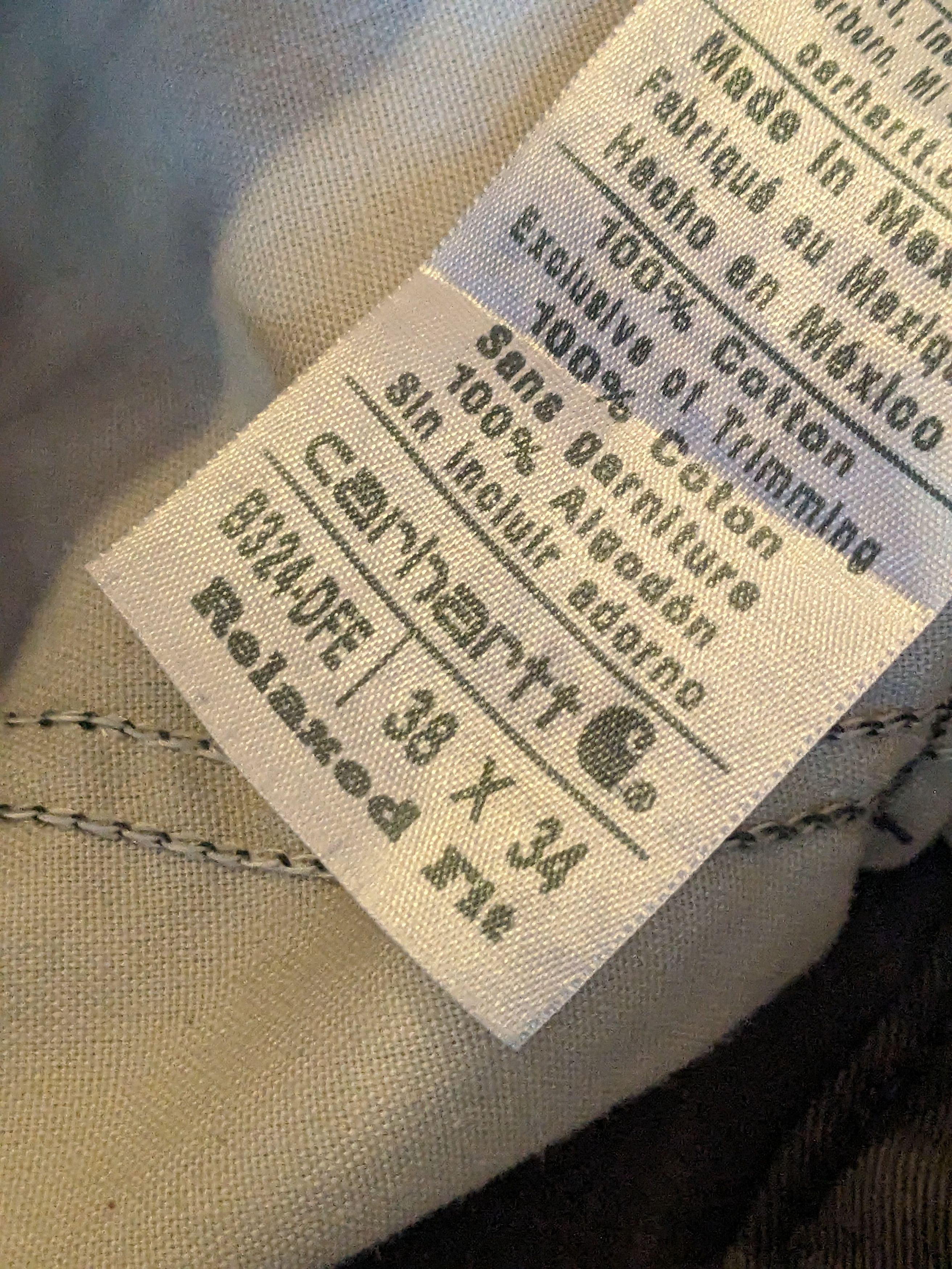 Carhartt × Vintage Vintage Carhartt B324-DFE 38 x 34 Relaxed Fit Green Pants Size US 38 / EU 54 - 9 Thumbnail
