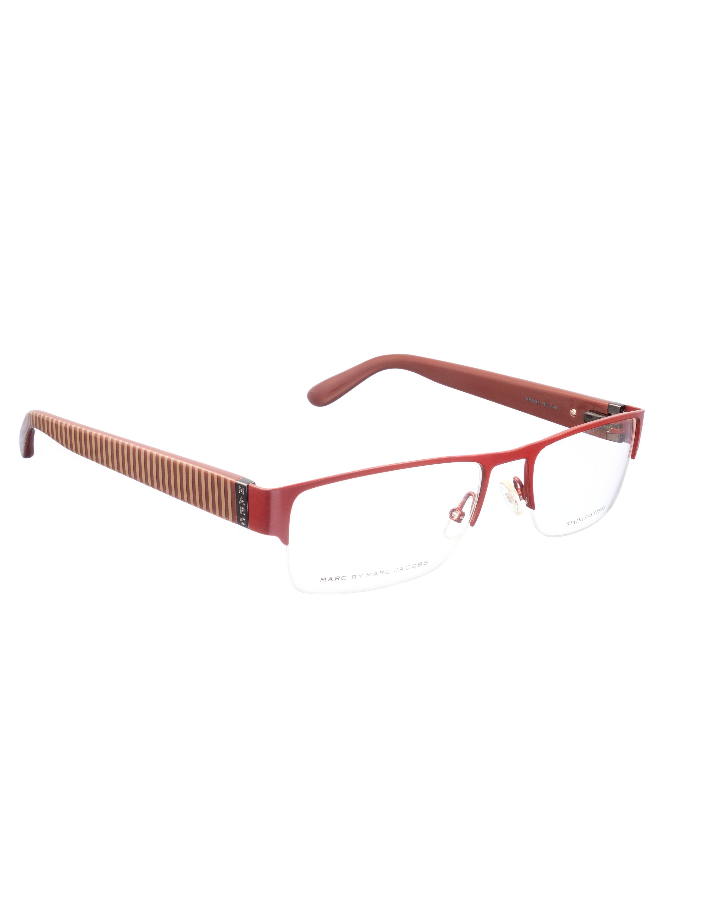 Marc by Marc Jacobs 00s Burgundy Stripes Glasses