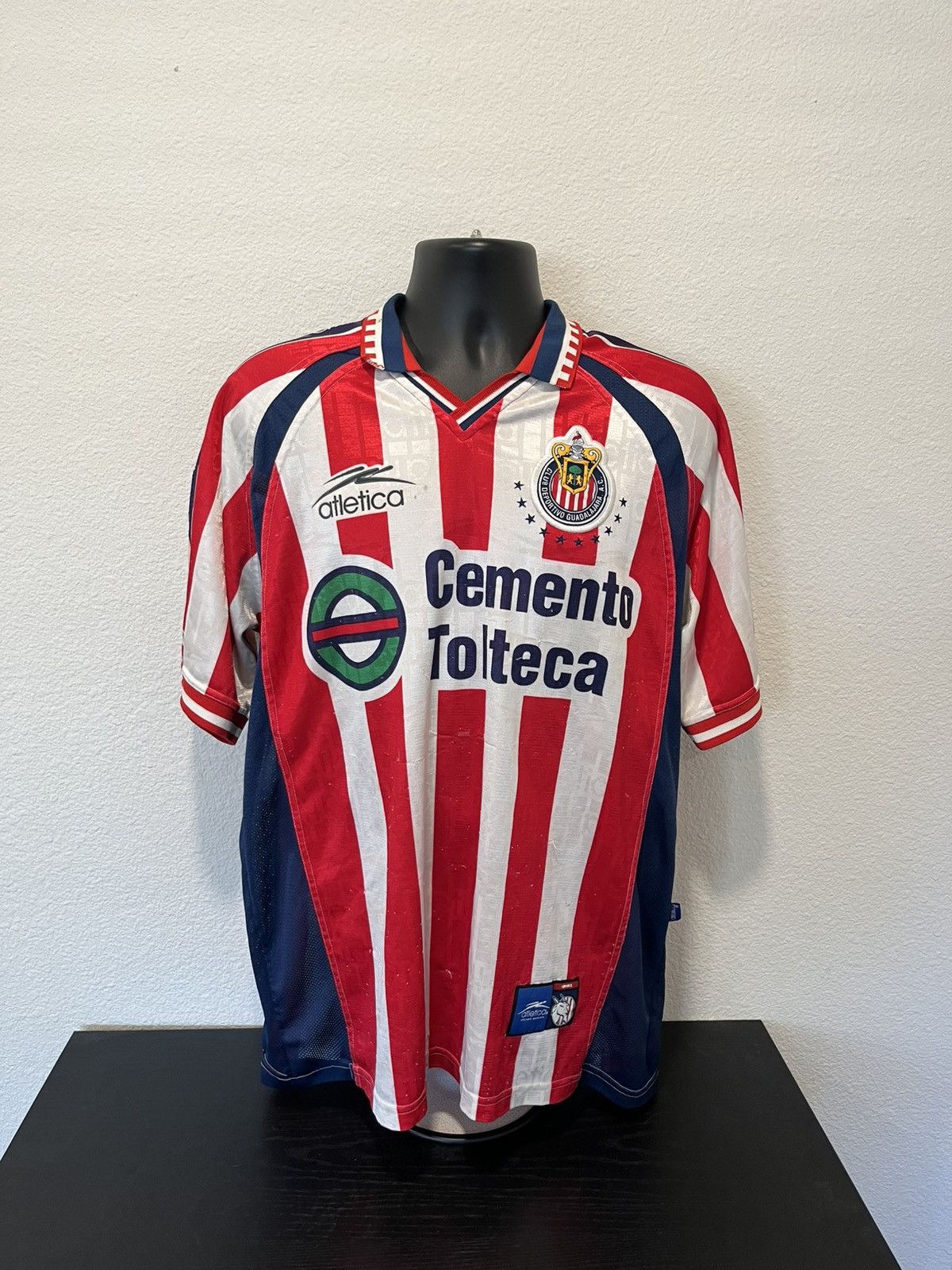 Atletica × Vintage Vintage Chivas atletica 1999/2000 home football soccer kit Size US L / EU 52-54 / 3 - 1 Thumbnail