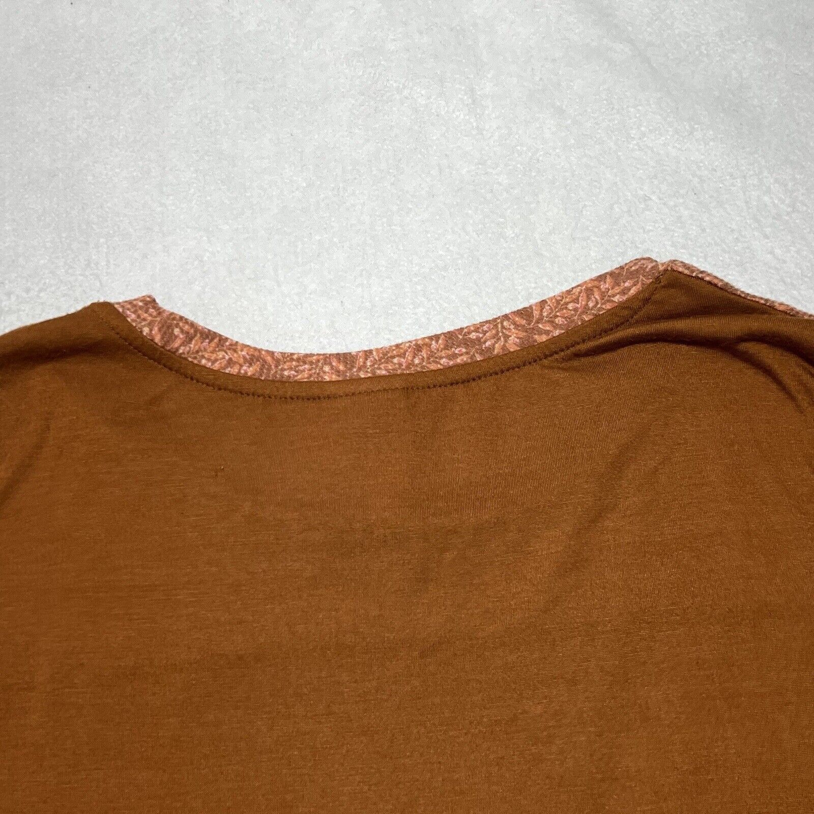 Other Self Esteem Orange Tie Front Lightweight T Shirt Top Size XL / US 12-14 / IT 48-50 - 10 Thumbnail