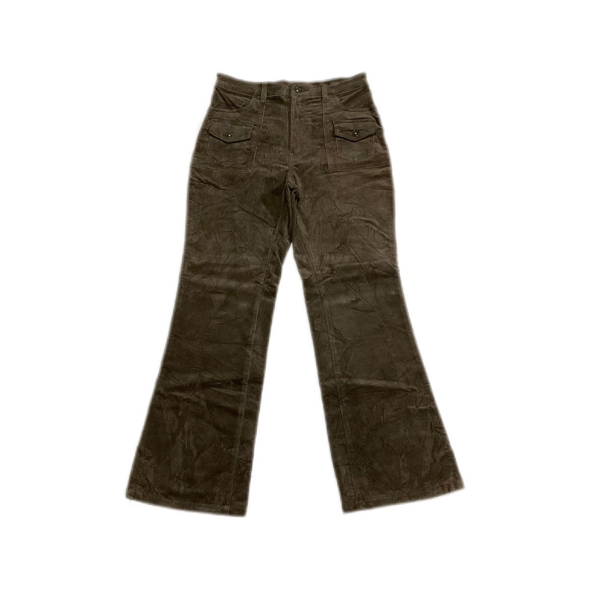 Hysteric Glamour × If Six Was Nine × Japanese Brand 🔥Sick Y2K Facile Flared Corduroy Pants Size US 28 / EU 44 - 1 Thumbnail