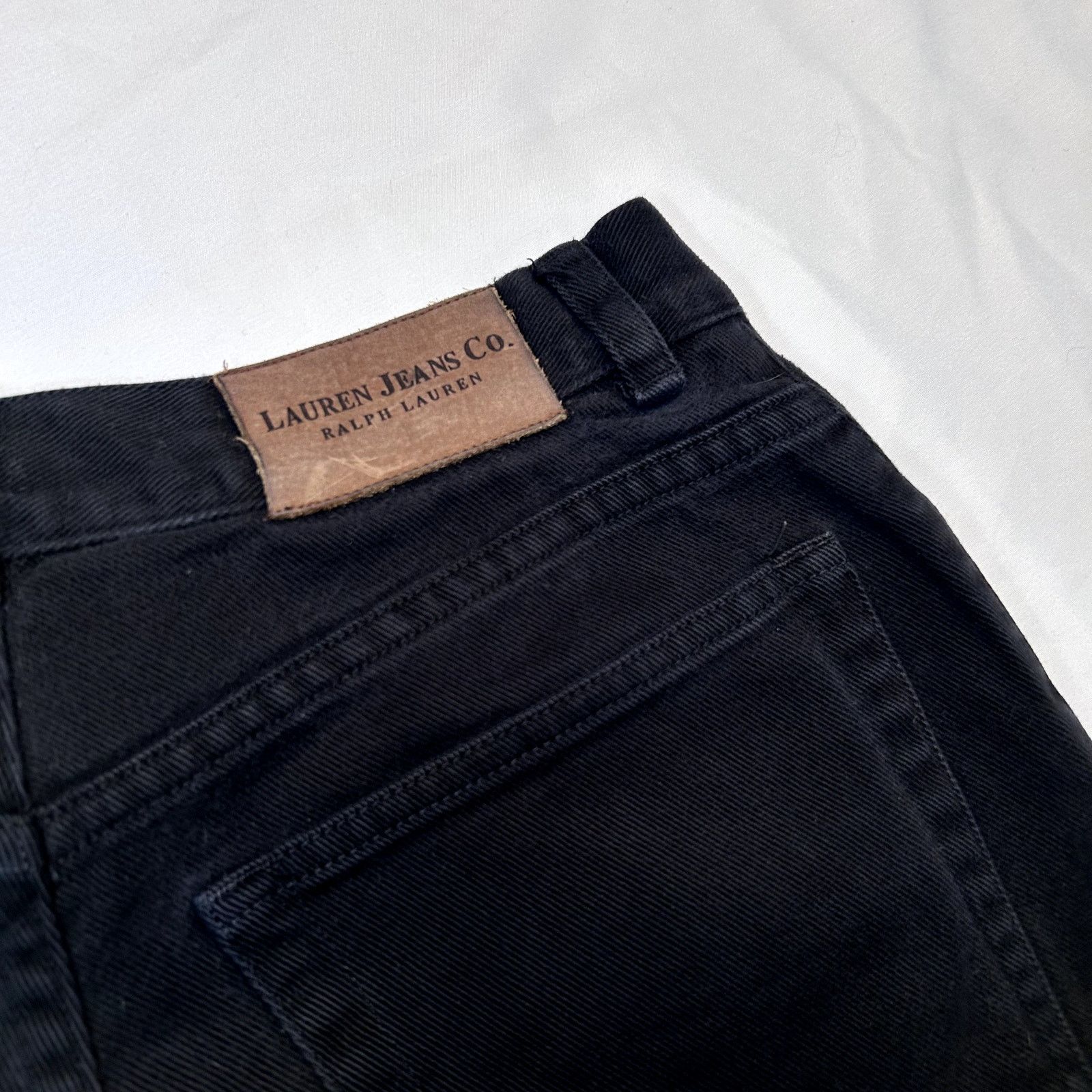Ralph Lauren Ralph Lauren Jeans Black Straight Leg High Waisted Size 27" Size 27" / US 4 / IT 40 - 5 Thumbnail