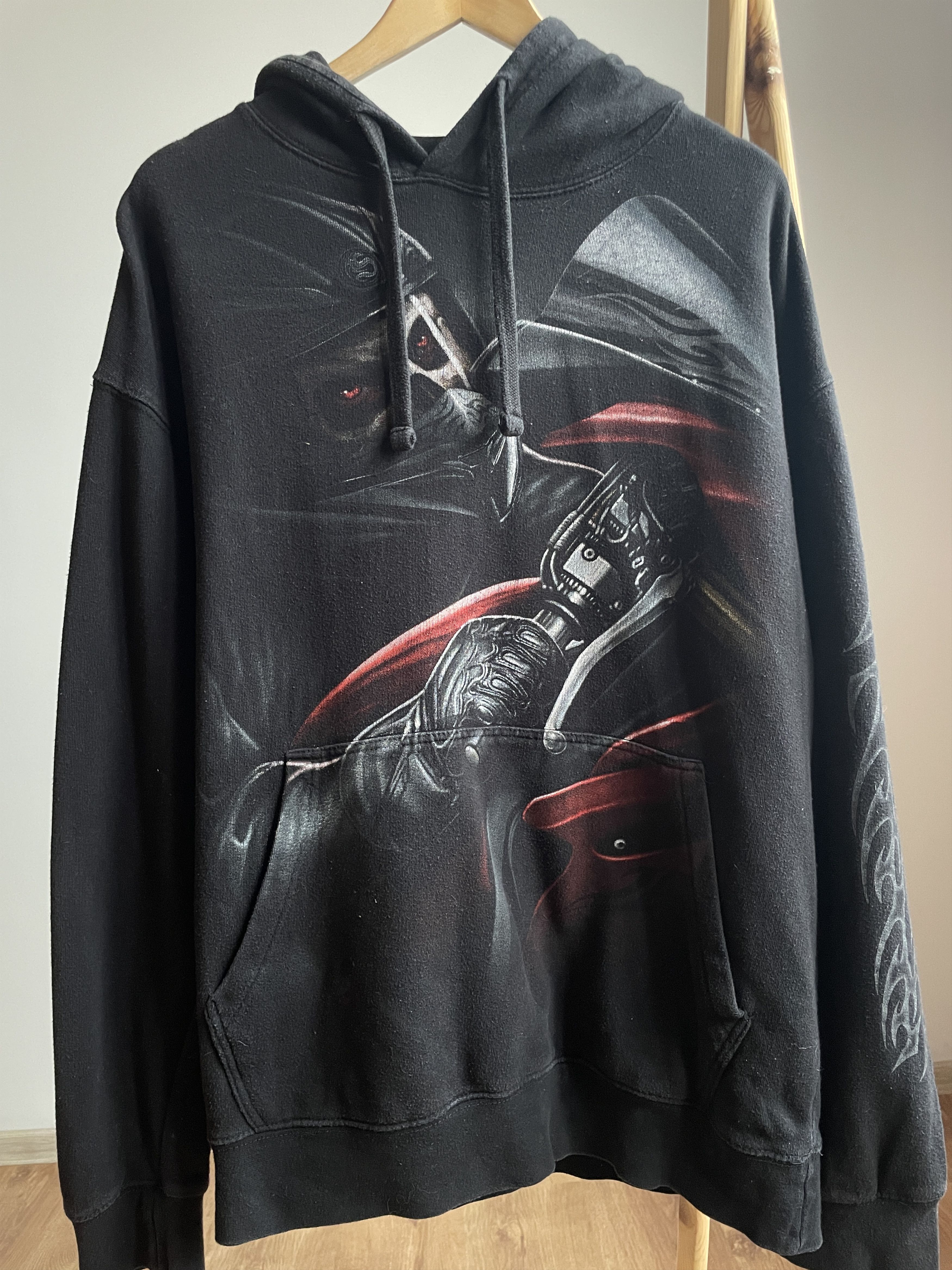 Vintage Vintage Skull Skeleton Hoodie Size XL Size US XL / EU 56 / 4 - 3 Thumbnail
