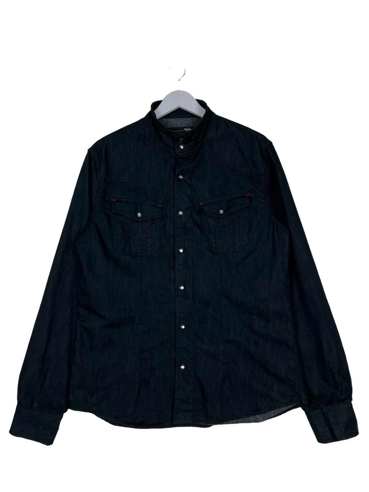 Mossimo 🔥 BLACK MOSSIMO SHIRT JACKET Size US M / EU 48-50 / 2 - 2 Thumbnail