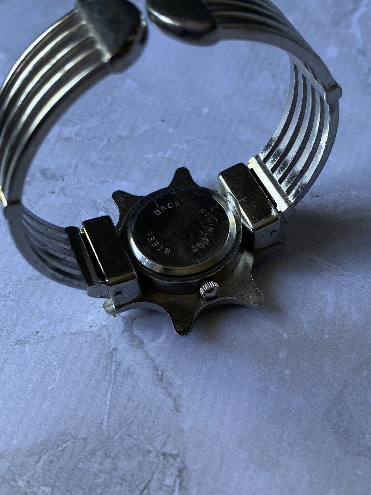 Japanese Brand × Jewelry × Vintage Futuristic Bracelet Watch with Blue Dia Size ONE SIZE - 7 Thumbnail