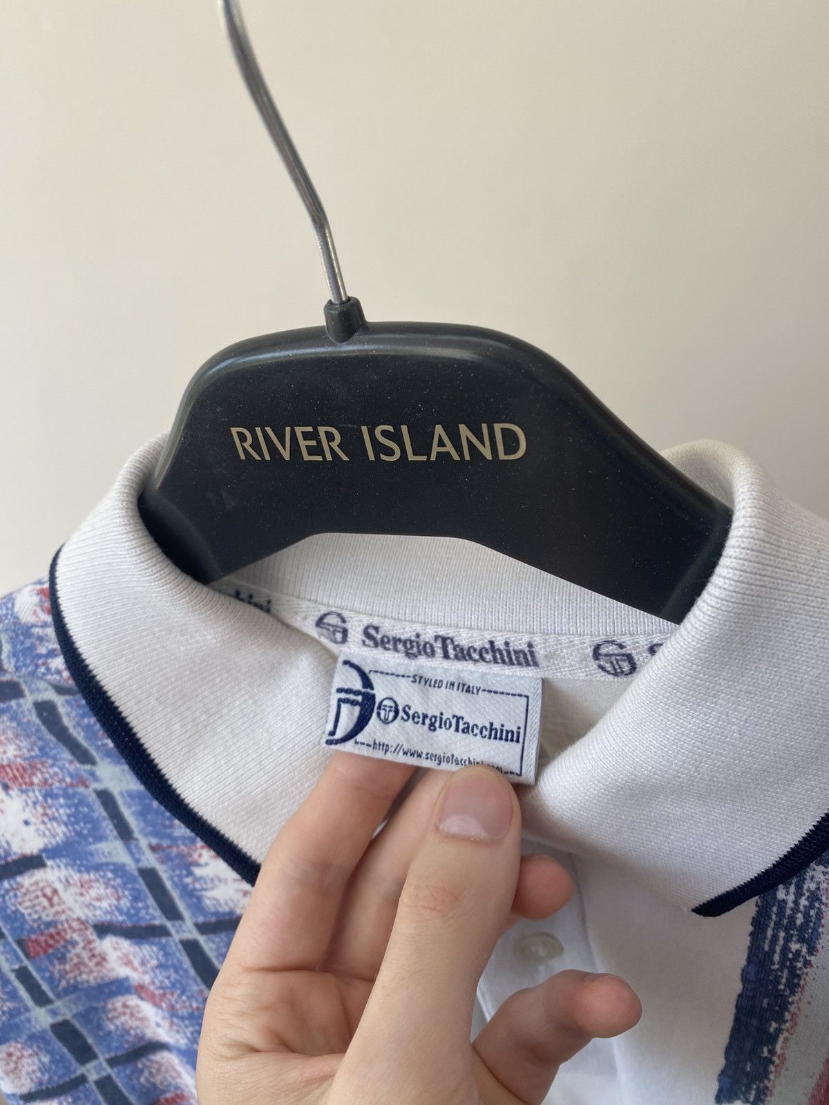 Sergio Tacchini Vintage Urban Renewal One-Of-A-Kind Sergio Tacchini Polo Top Size US L / EU 52-54 / 3 - 7 Thumbnail