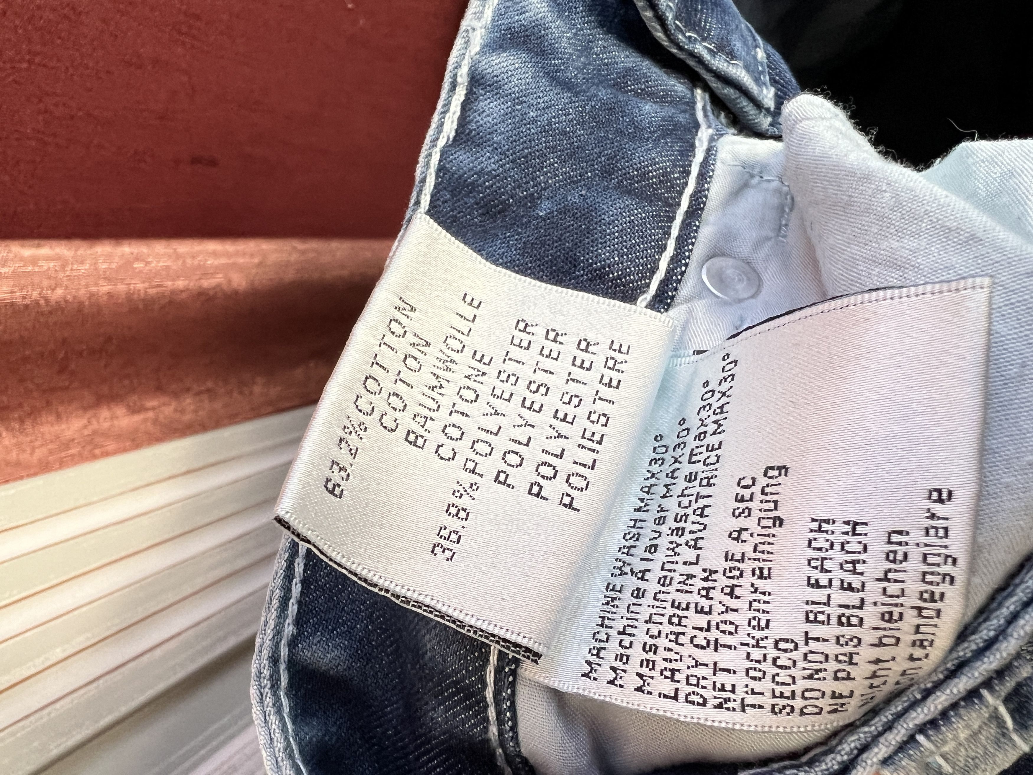 Japanese Brand VINTAGE KOSMO LUPO JAPANESE ARCHIVAL PATCHWORK JEANS Size US 32 / EU 48 - 10 Thumbnail