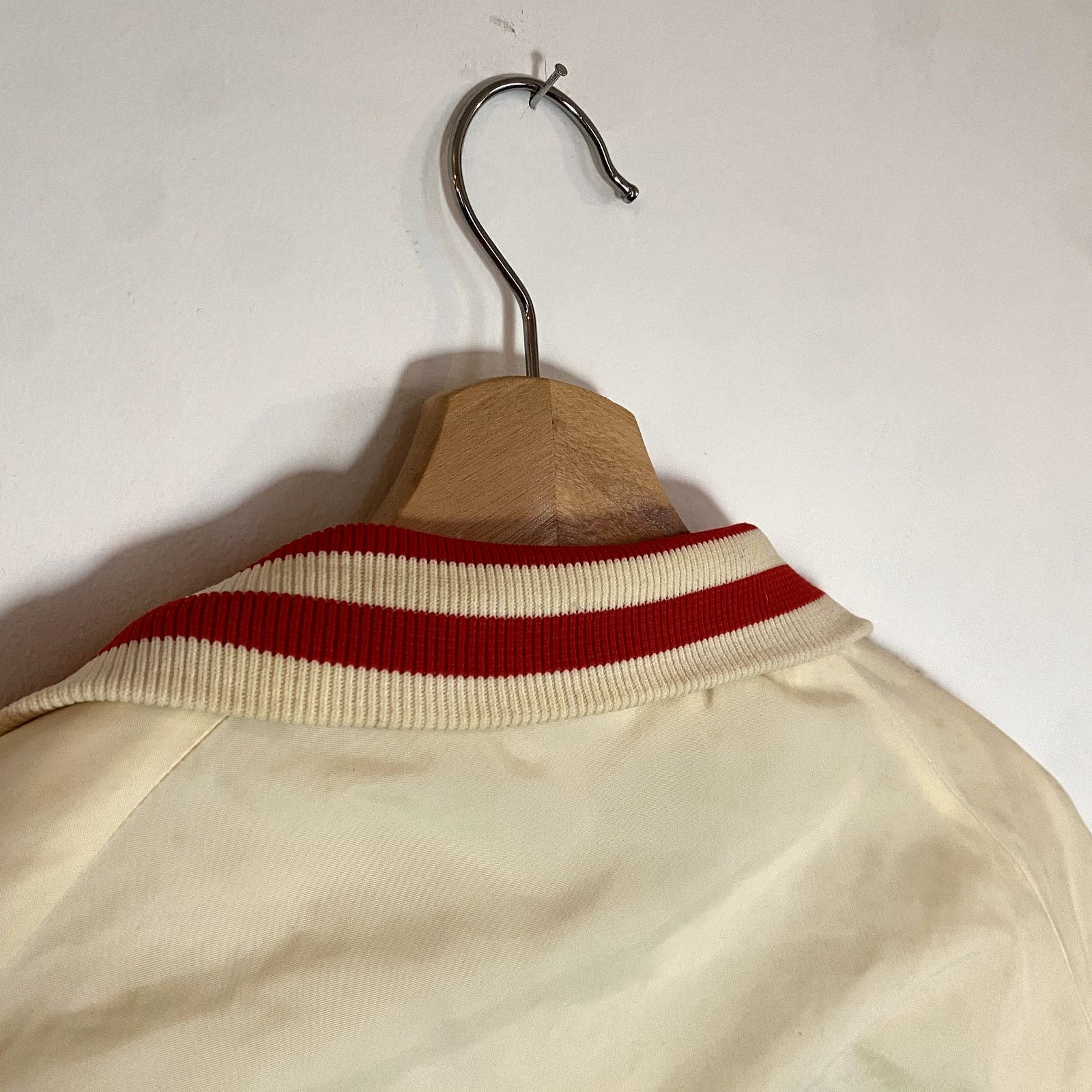 Vintage Vintage Satin Varsity Jacket Chain Stitched VFW War Veterans Size US M / EU 48-50 / 2 - 6 Thumbnail