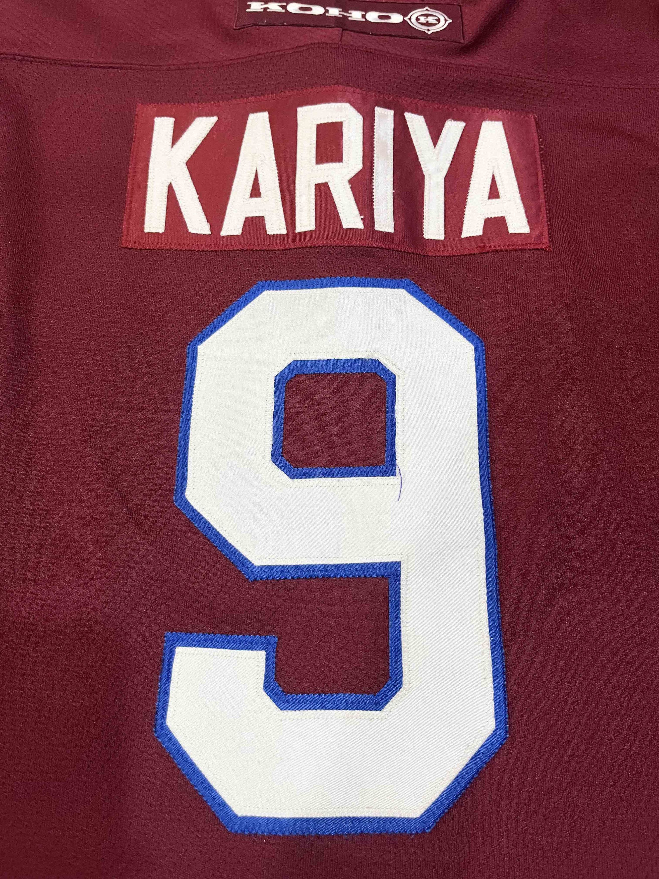 Koho × NHL Koho Colorado Avalanche KARIYA #9 NHL Hockey Jersey Size US XL / EU 56 / 4 - 6 Thumbnail