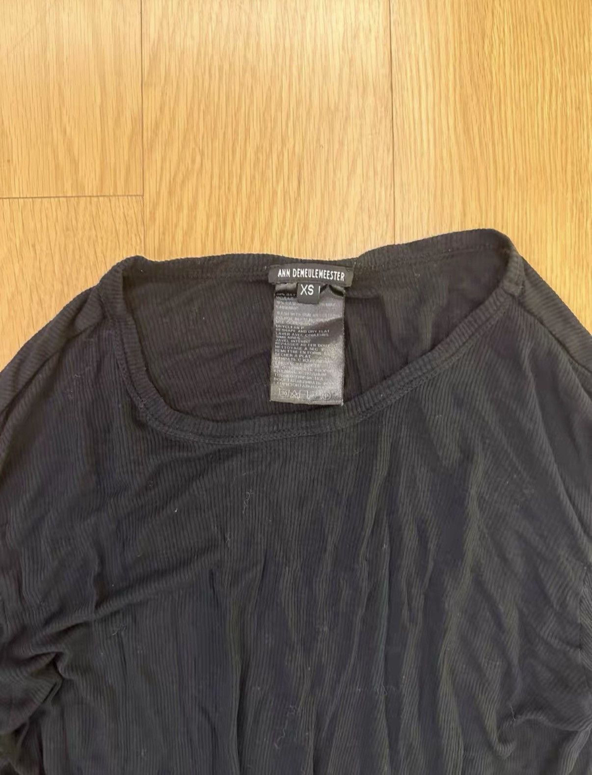 Ann Demeulemeester ANN DEMEULEMEESTER long sleeve oversized T-shirt Size US XS / EU 42 / 0 - 2 Thumbnail