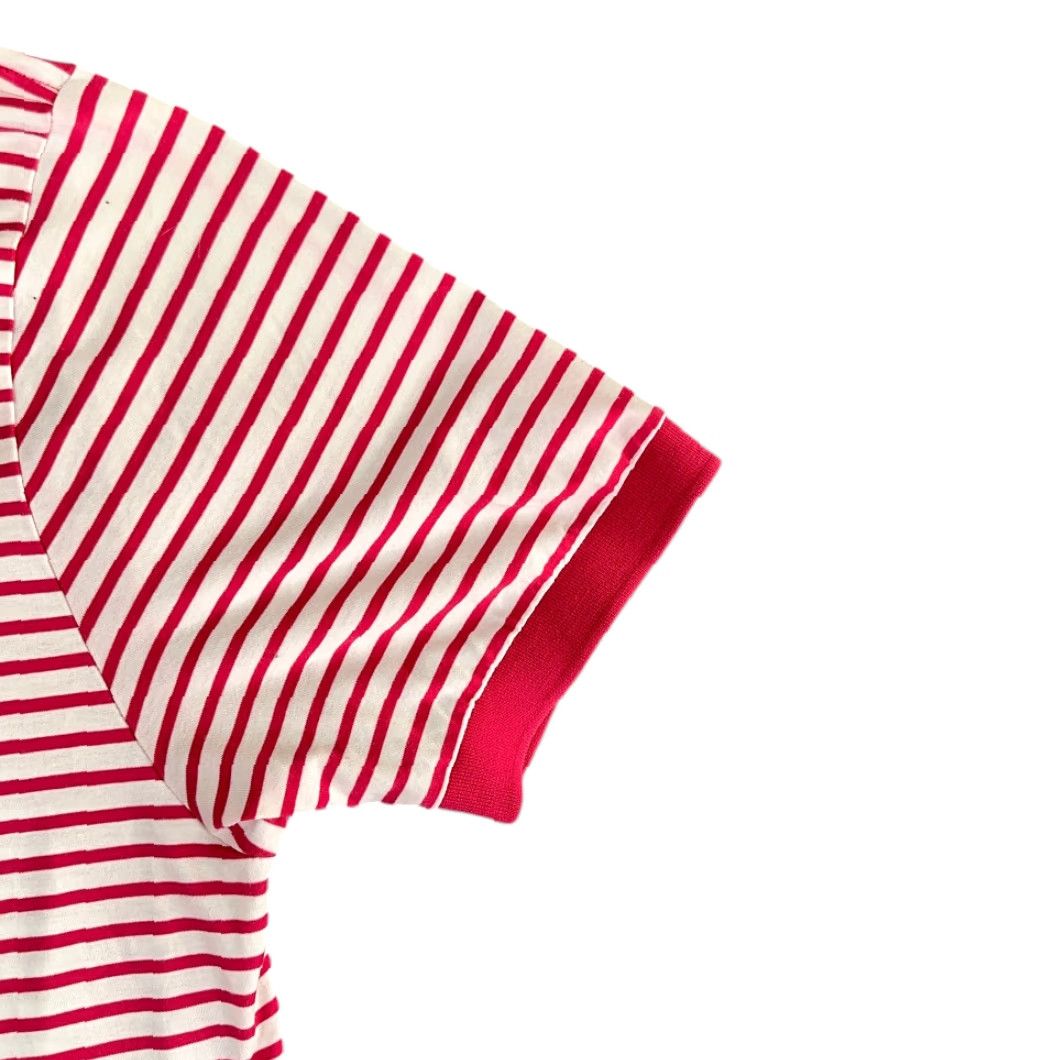 Polo Ralph Lauren VINTAGE Polo Ralph Lauren Shirt Polo Ralph Lauren Shirt Adult MEDIUM Pink White Stripe Small Pony 90s Mens Size US M / EU 48-50 / 2 - 7 Thumbnail