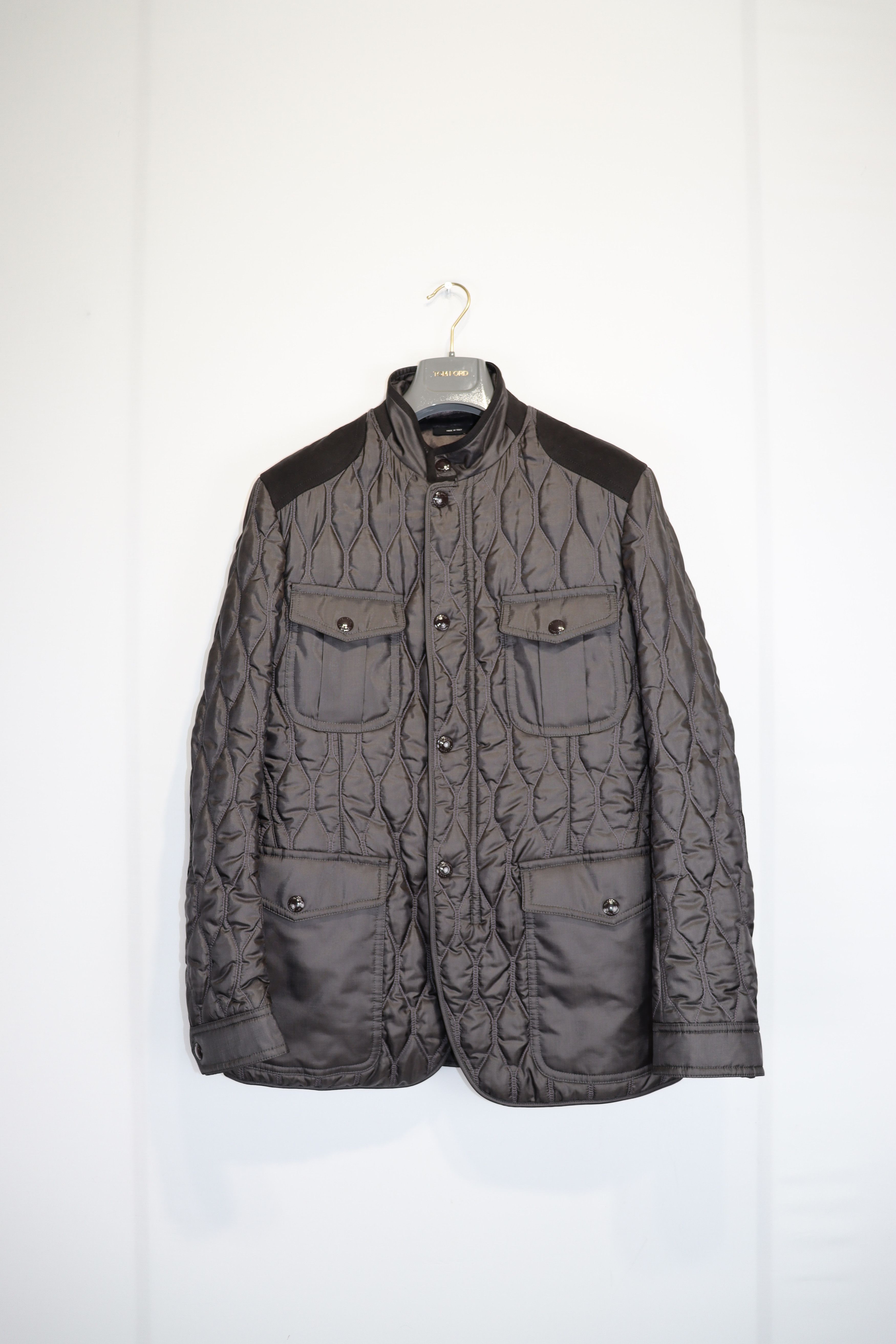 Tom Ford o1rshd1 Campionario Jacket in Black Size US M / EU 48-50 / 2 - 2 Thumbnail
