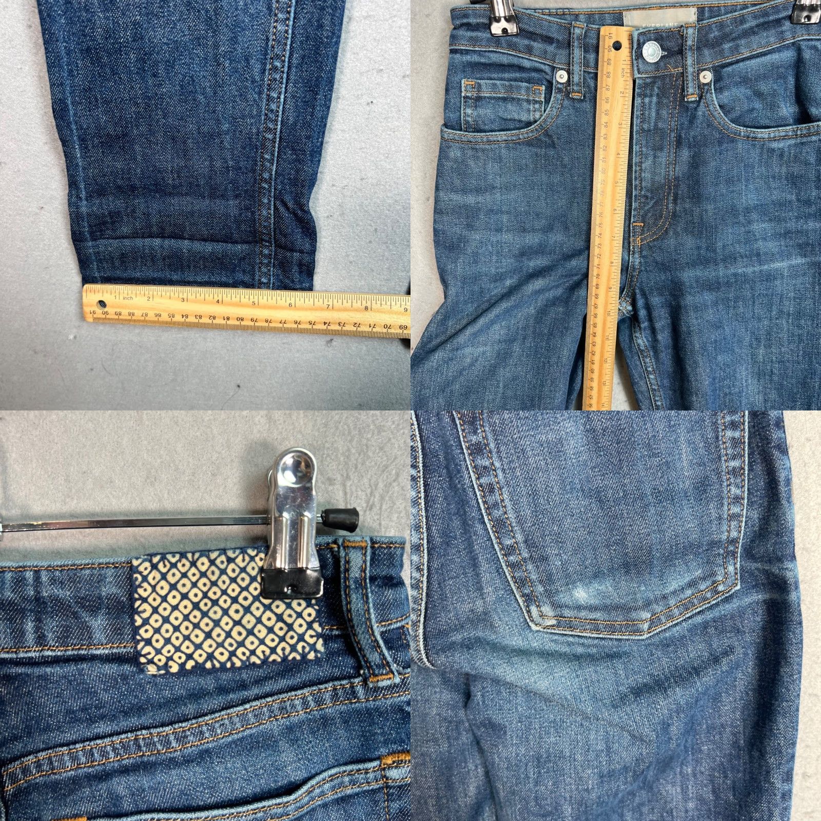 Everlane VINTAGE Everlane High-Rise Straight Jeans Womens Size 24 Blue Denim Adult Women 24 Jeans Straight 32 Inseam Size 42" / US 20 - 8 Thumbnail