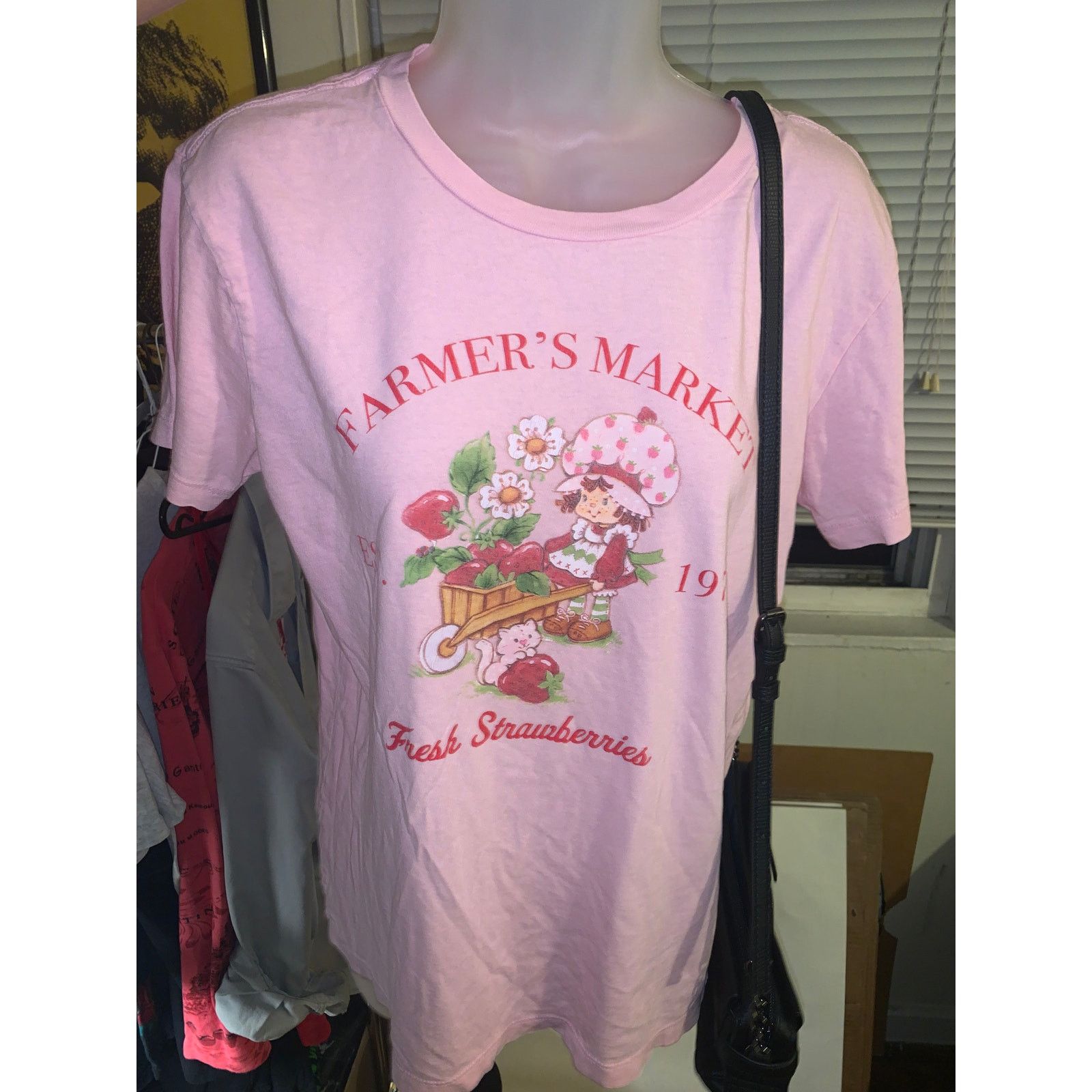 Other Strawberry Shortcake Baby Tee Pink Farmer Market Medium Size M / US 6-8 / IT 42-44 - 3 Thumbnail