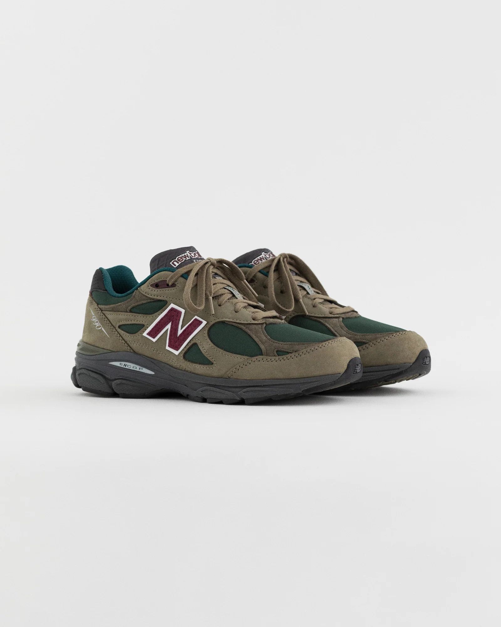 Aime Leon Dore × New Balance o1mle0725 New Balance Made In Usa 990V3 Sneakers Olive/Green Size US 11.5 / EU 44-45 - 1 Thumbnail
