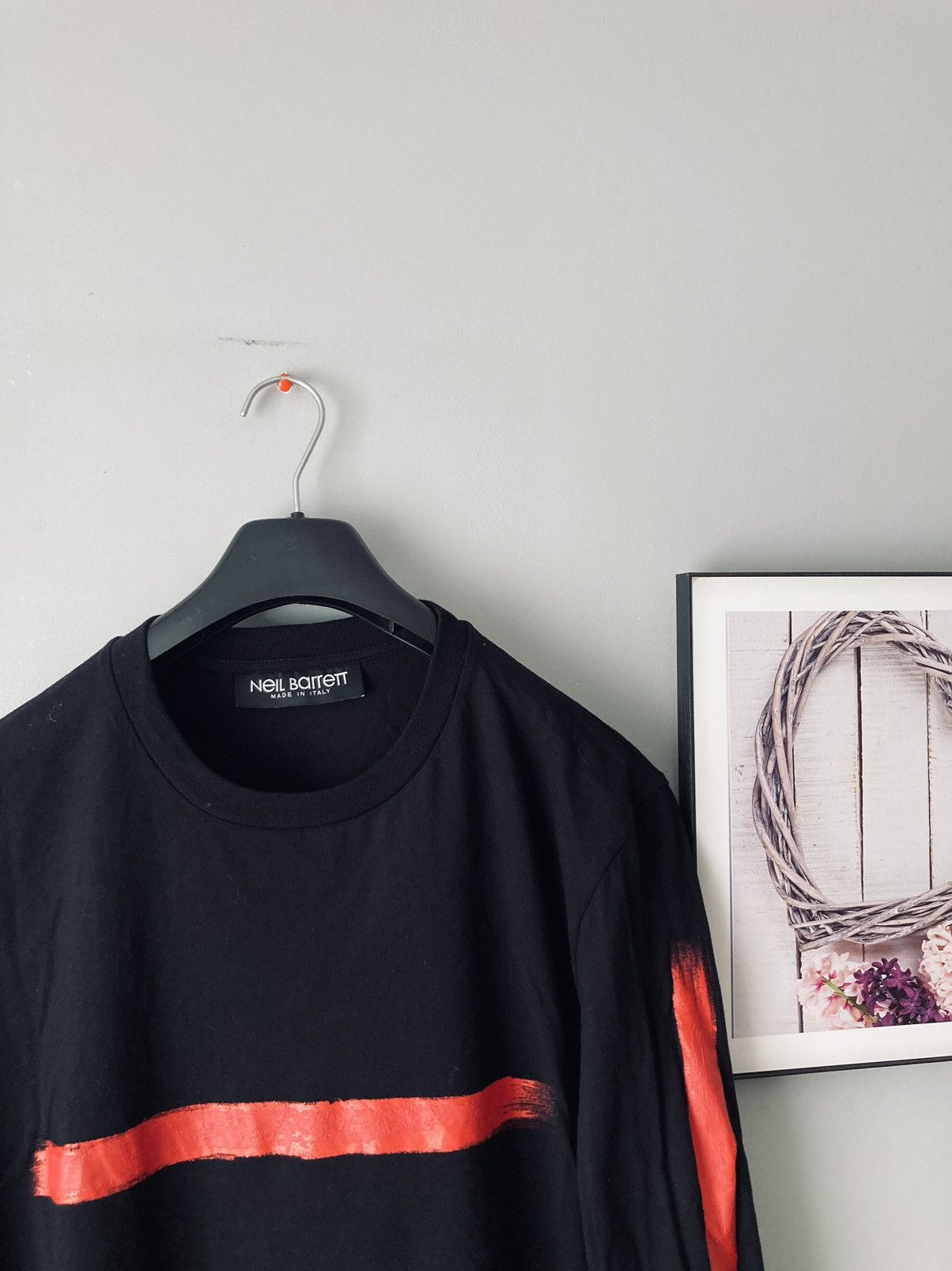 Neil Barrett stripe longsleeve tee tshirt L y2k luxury