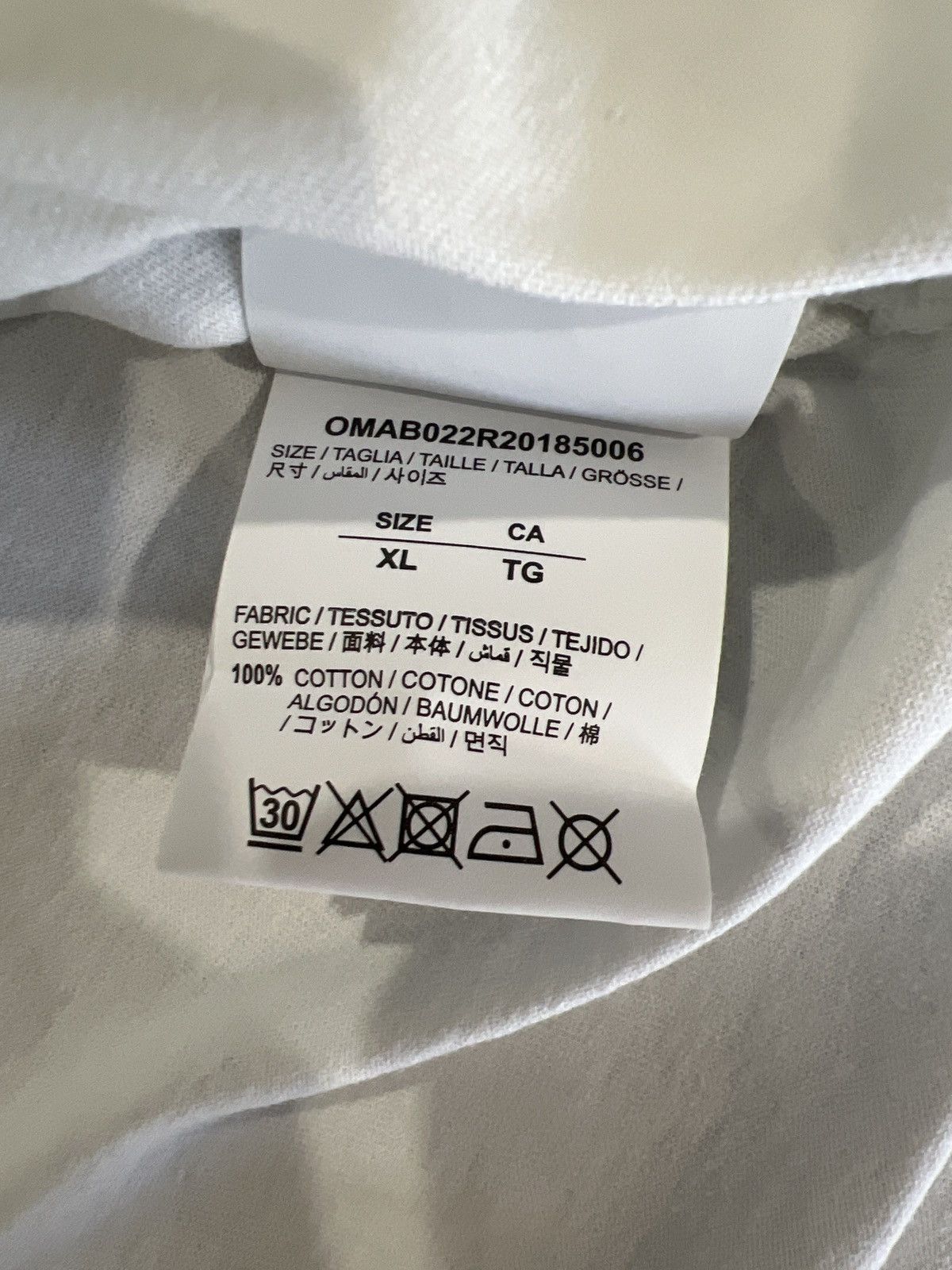 Off-White Off White Golden Ratio Long Sleeve T-Shirt Size US XL / EU 56 / 4 - 5 Thumbnail