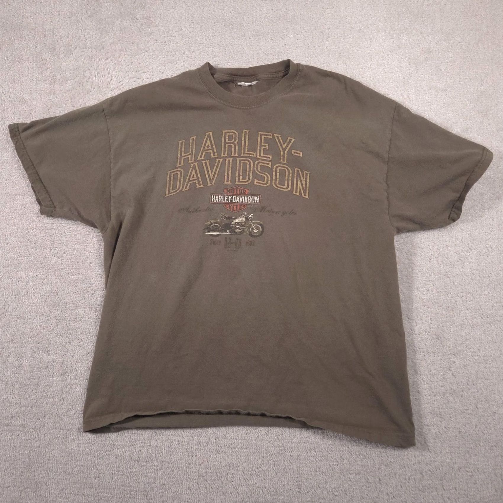 Harley Davidson Harley-Davidson Shirt Mens L Green Hawkeye Coralville Iowa Biker Graphic Tee Size US L / EU 52-54 / 3 - 2 Thumbnail