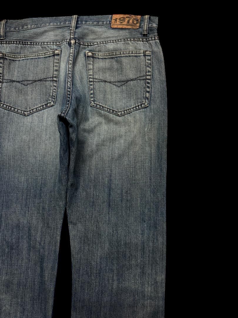 Japanese Brand THRASHED Japanese Straight Leg Rusty Mudwash Distressed Size US 32 / EU 48 - 14 Thumbnail