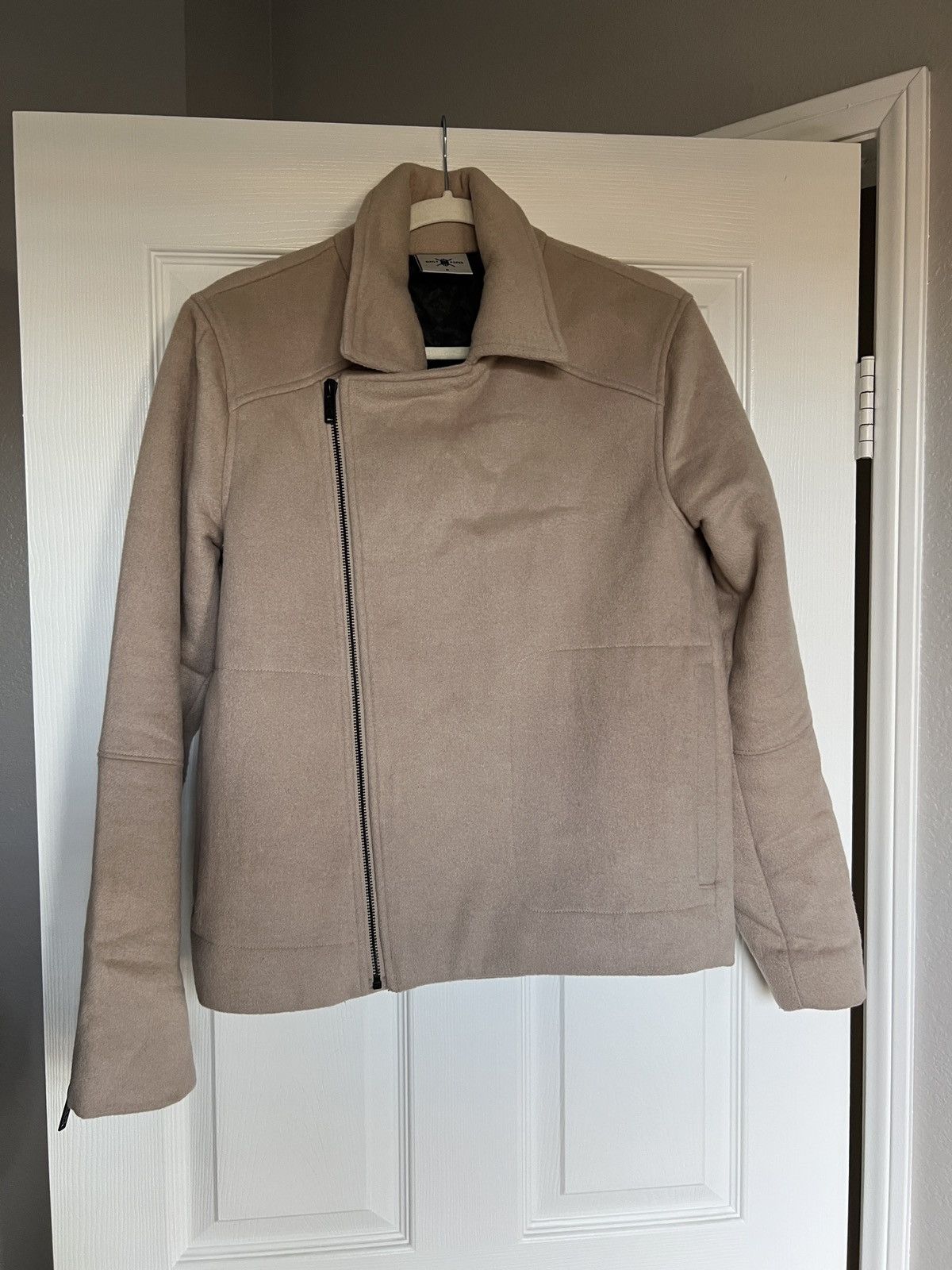 Daily Paper Daily Paper FW17 Wool Blend Zip Biker Jacket Size US M / EU 48-50 / 2 - 2 Thumbnail