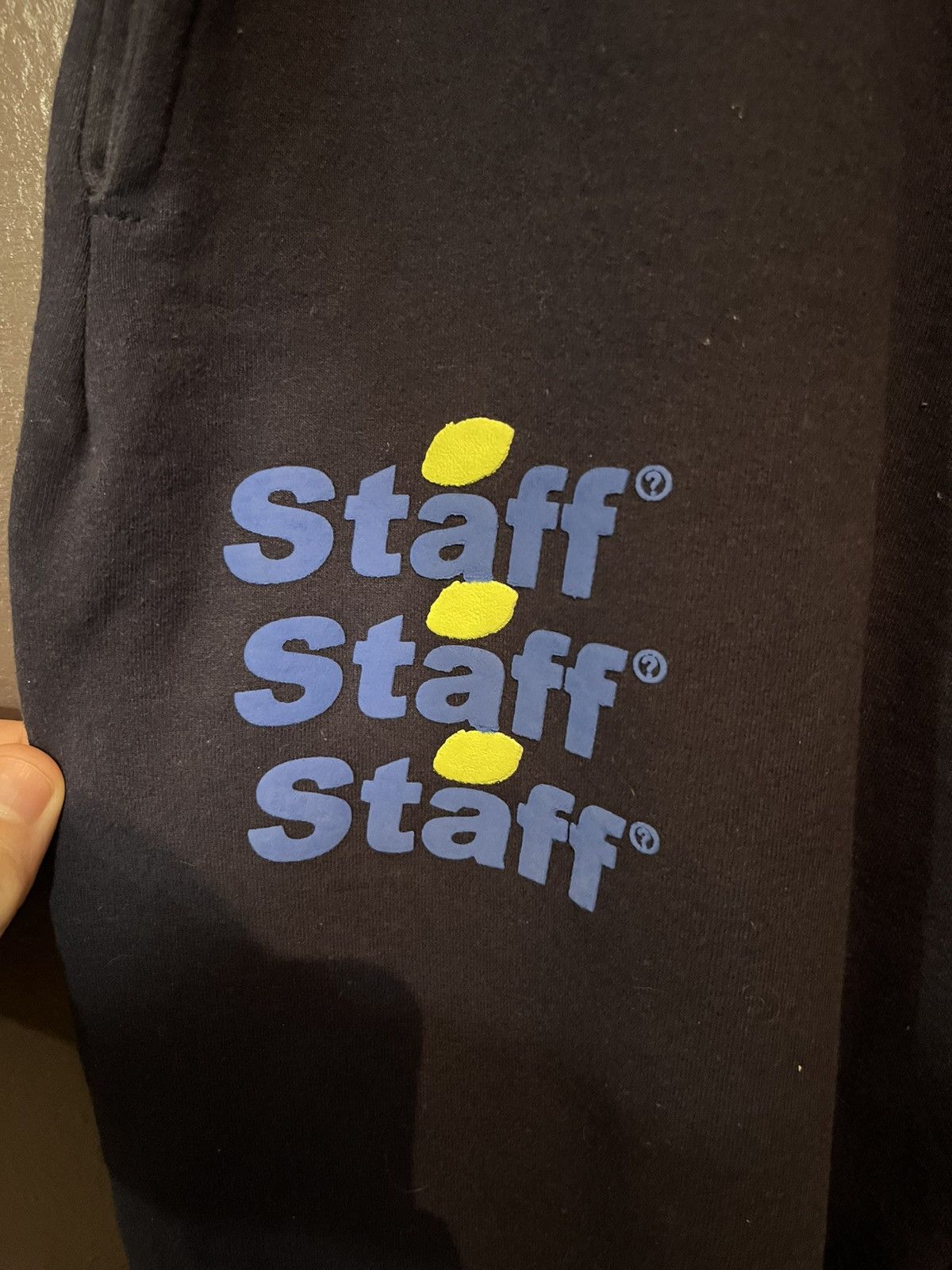 STAFF WORKFORCE STAFF WORKFORCE RARE Maintenance Sweatpants Navy G59 Size US 32 / EU 48 - 4 Thumbnail