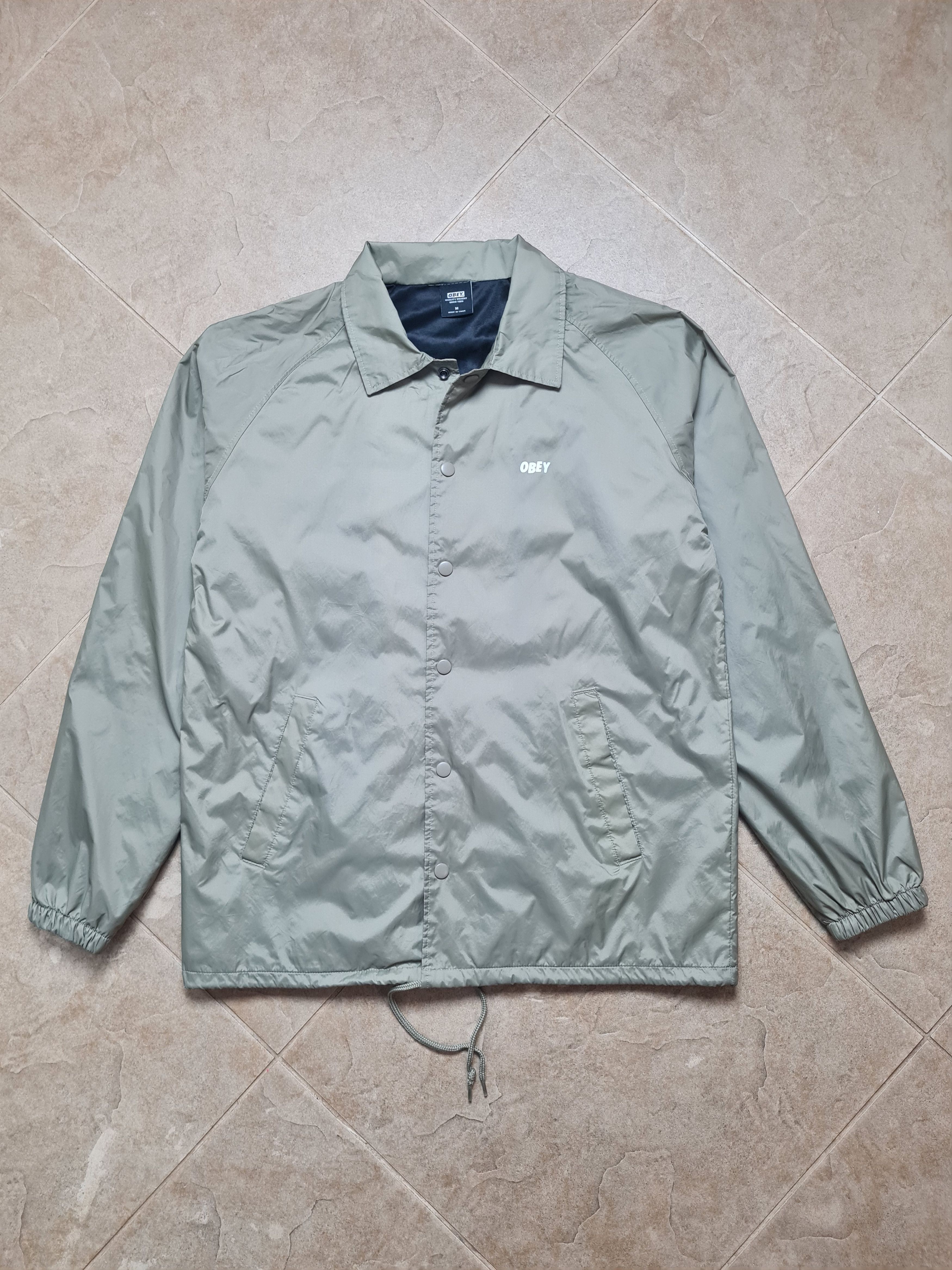 Obey Mens Jacket Rare Obey Coach Jacket Windbreaker Size M Size US M / EU 48-50 / 2 - 5 Thumbnail