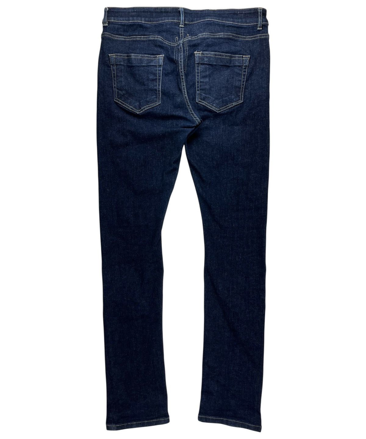 Rick Owens SS17 Rick Owens Unwashed Blue Stretch Detroit Denim Jeans Size US 34 / EU 50 - 2 Thumbnail