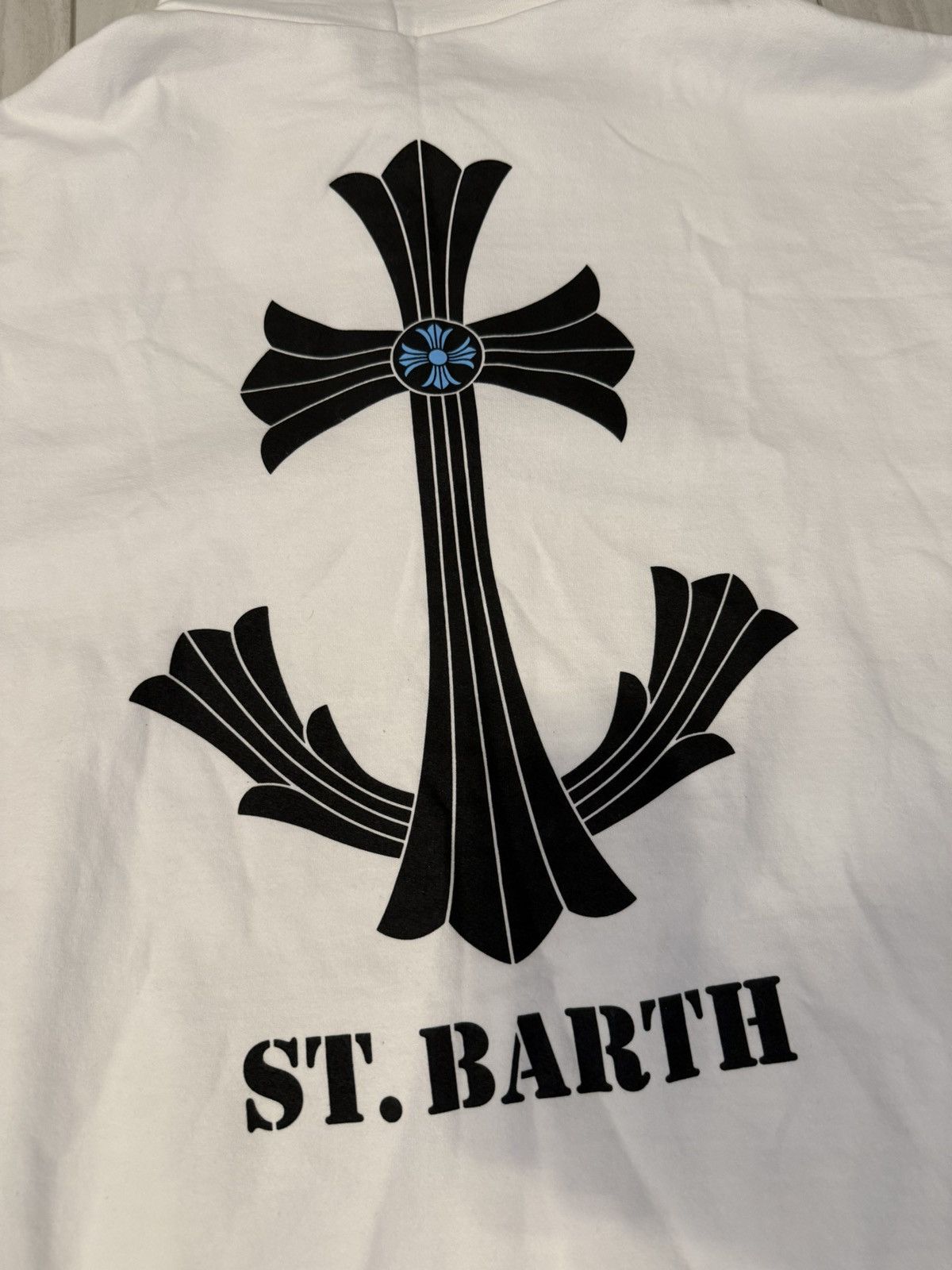 Chrome Hearts Chrome Hearts St Barth Exclusive Cross Pullover Hoodie Size US XL / EU 56 / 4 - 4 Thumbnail