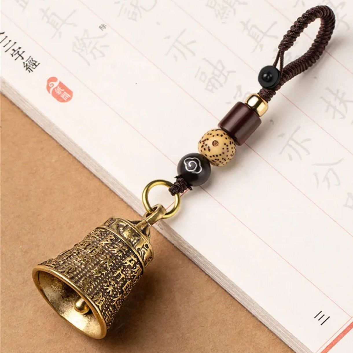 Vintage Vintage Brass Tibetan Bell Keychains Size ONE SIZE - 4 Thumbnail