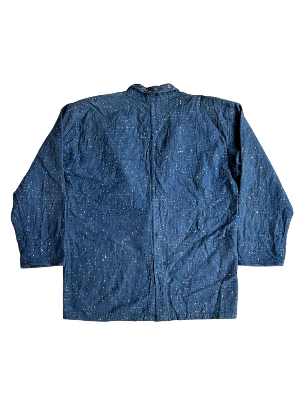 Japanese Brand VERY RARE VINTAGE JACKET SASHIKO BORO HANDMADE STITCHING Size US L / EU 52-54 / 3 - 2 Thumbnail