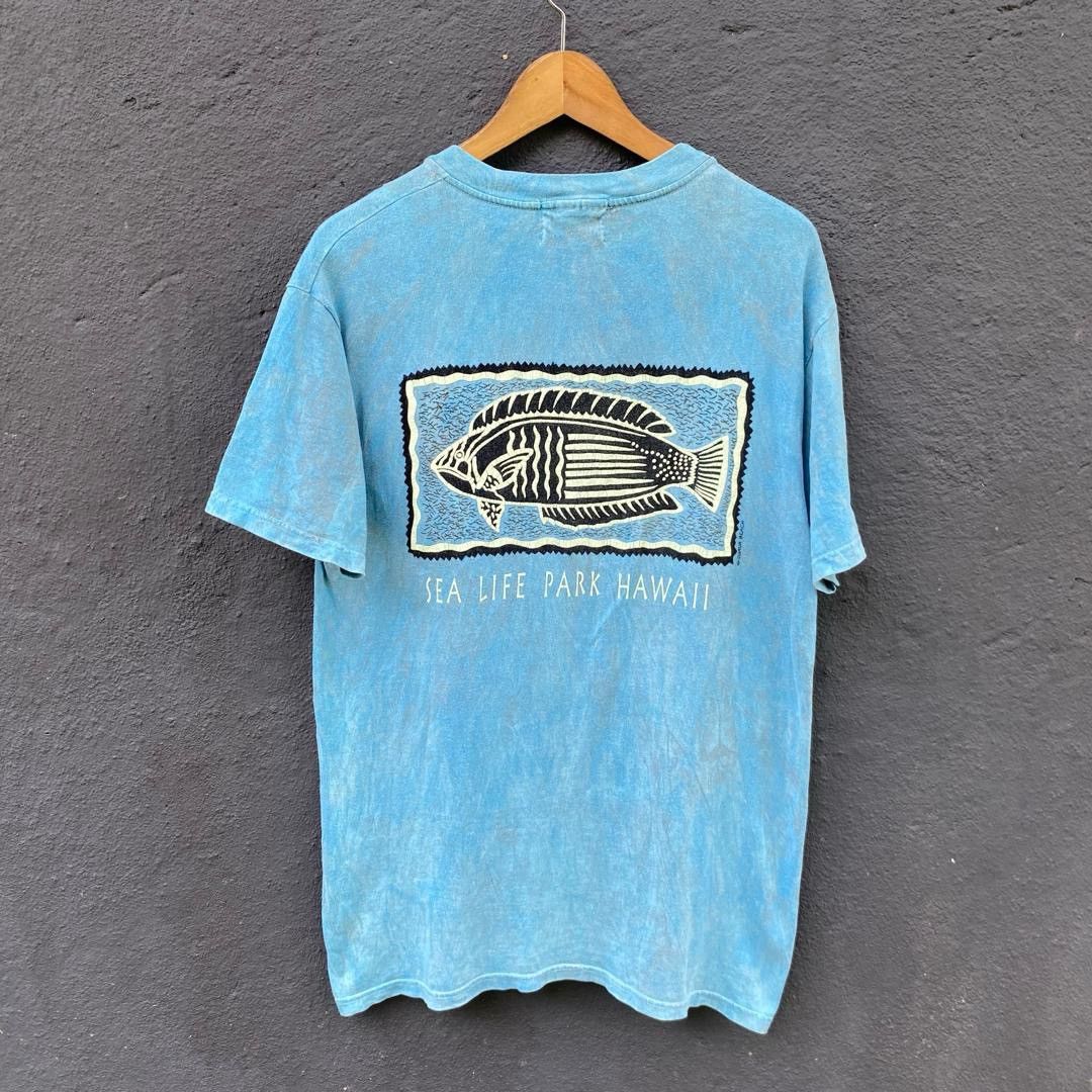Other Thrashed Faded Sea Life Park Hawaii Shirt Size US M / EU 48-50 / 2 - 1 Thumbnail